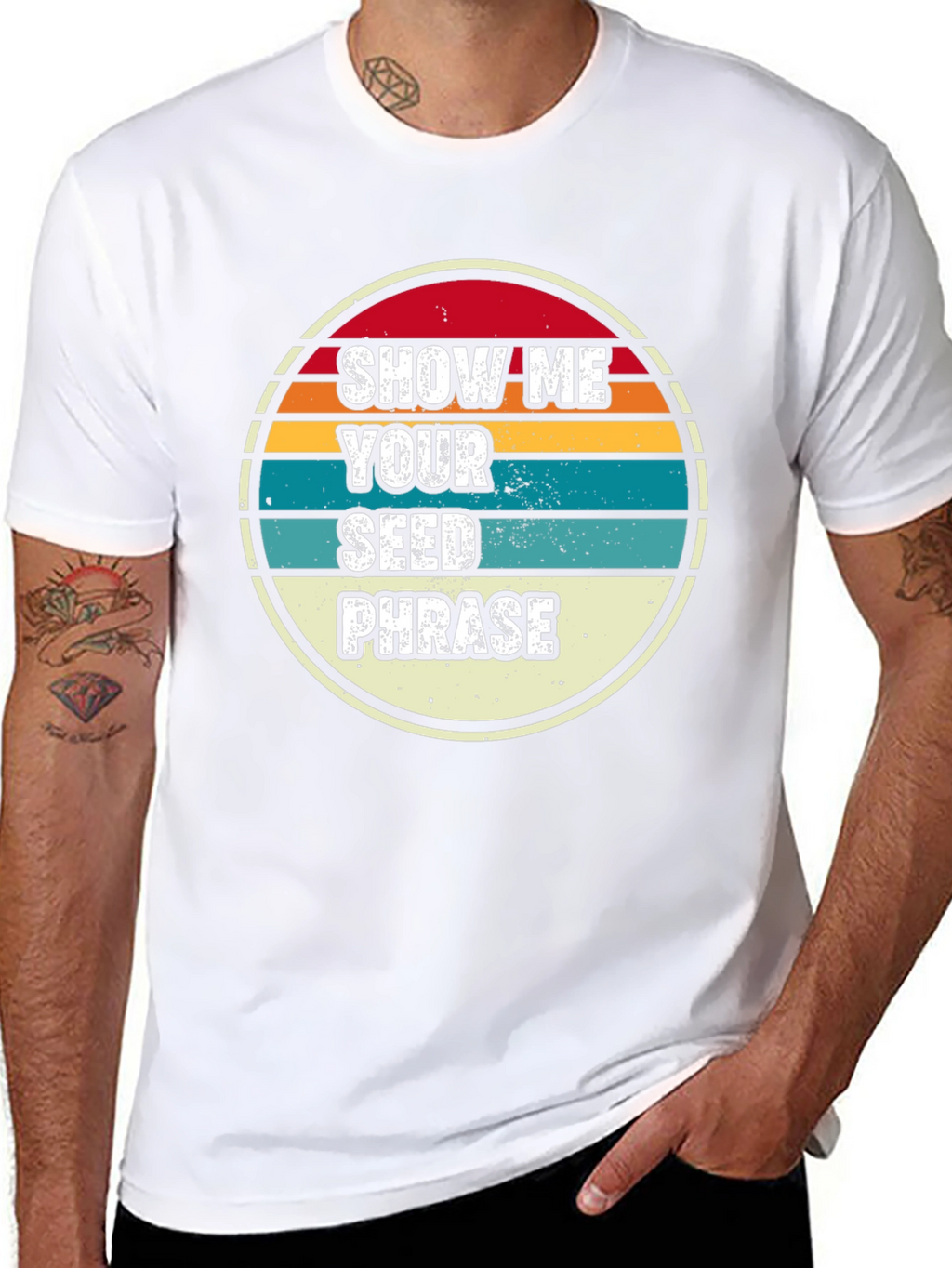 Show Me Your Seed Phrase Graphic Tee