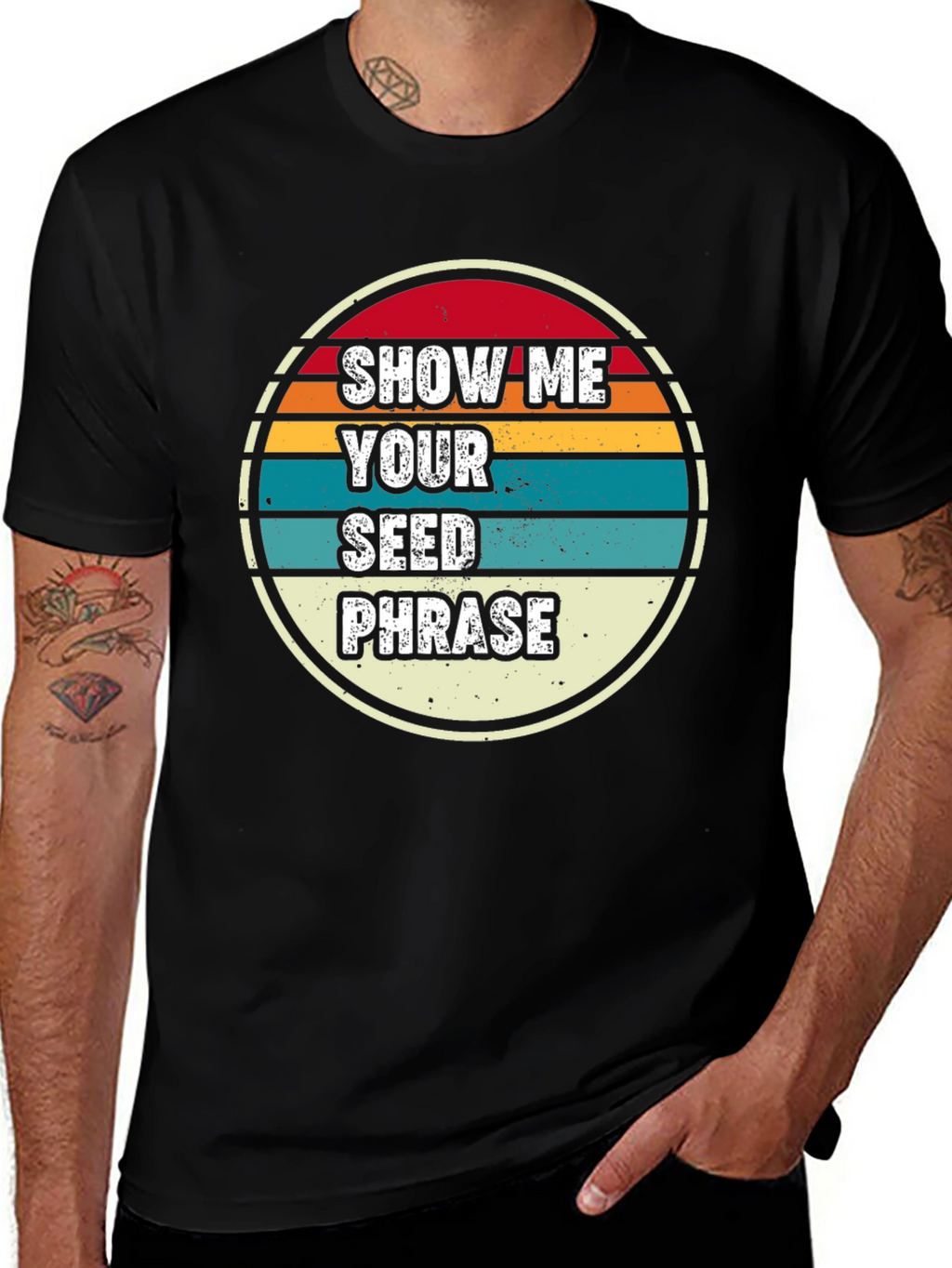 Show Me Your Seed Phrase Graphic Tee