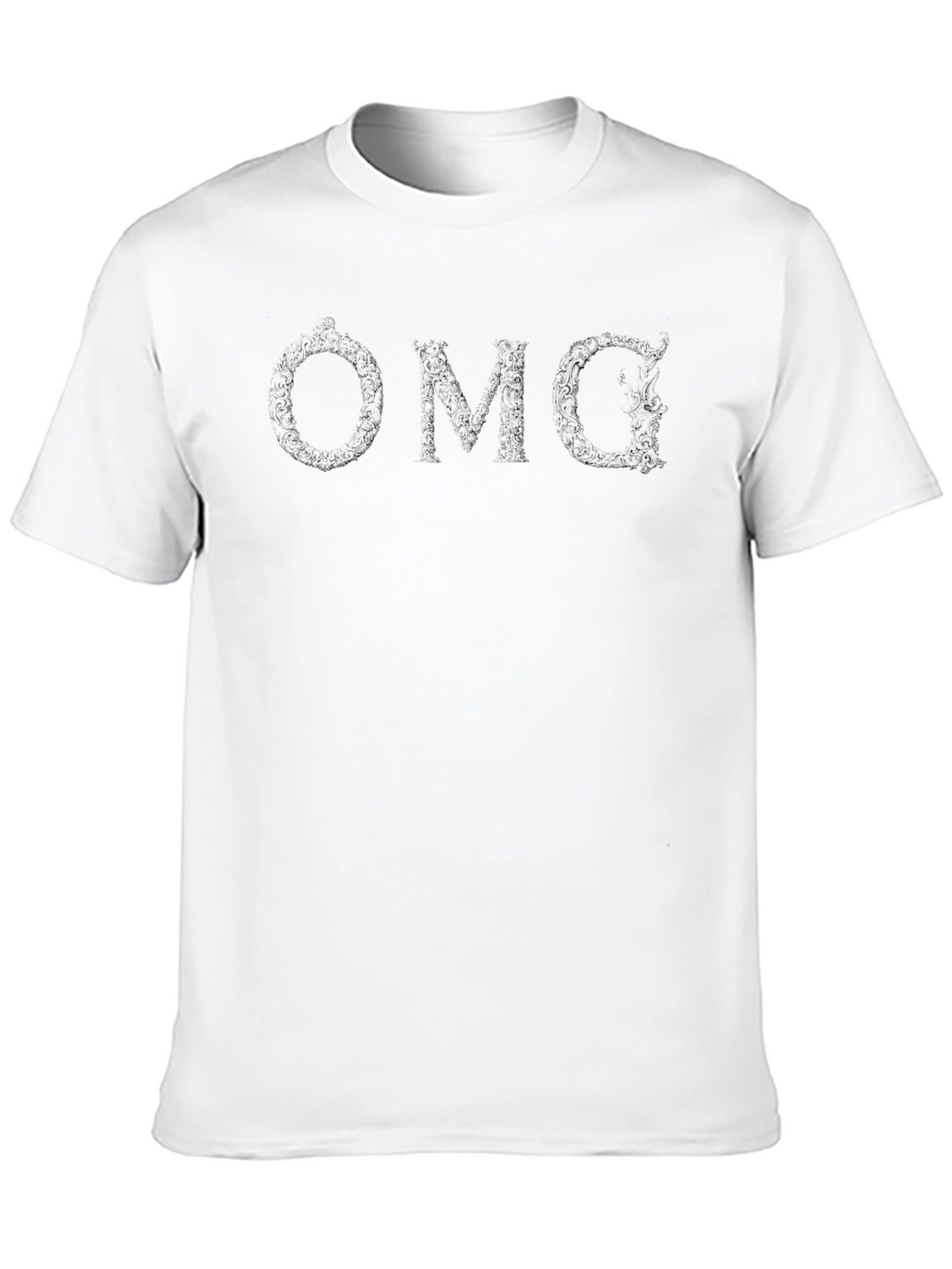 Black OMG Graphic Tee - Stylish Casual Wear