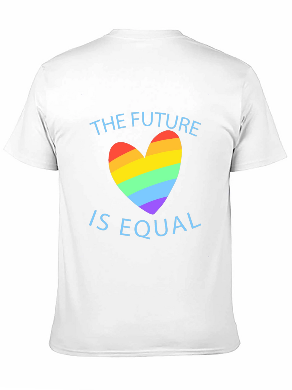 Equality Future LGBTQ+ Pride Rainbow Heart T-Shirt
