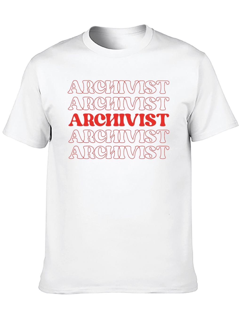 Archivist Retro Graphic Tee - Black Crew Neck