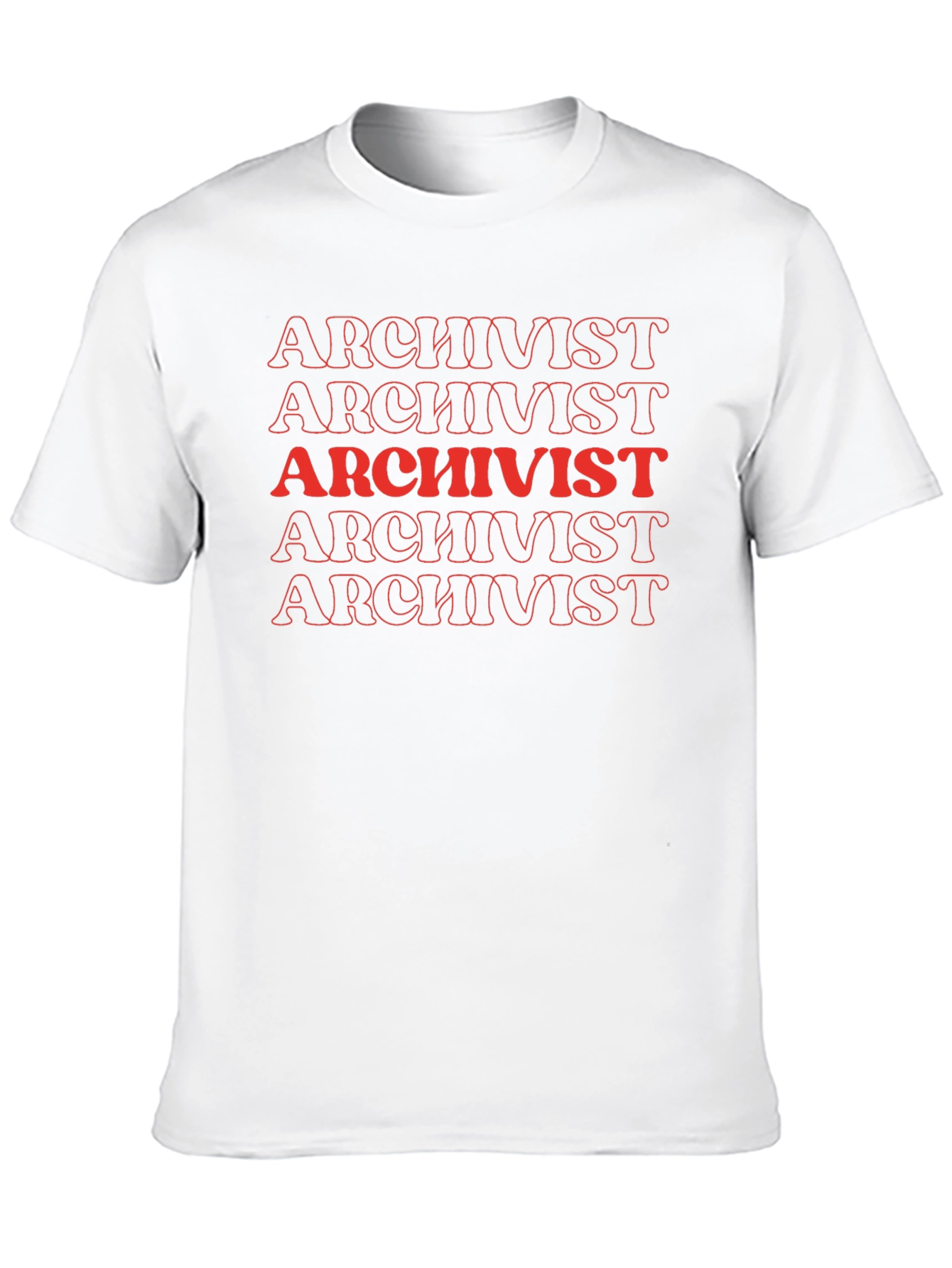 Archivist Retro Graphic Tee - Black Crew Neck
