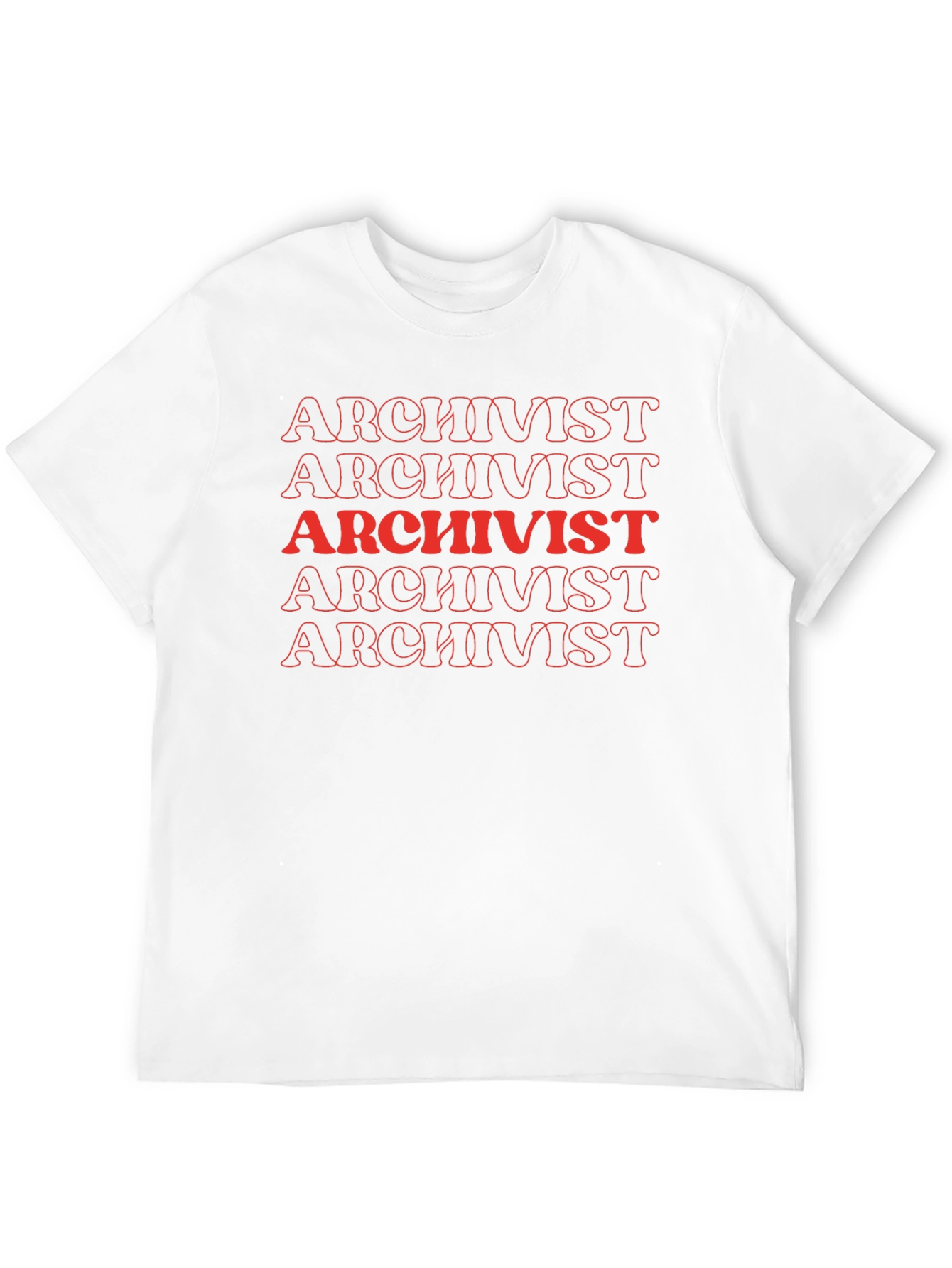 Archivist Retro Graphic Tee - Black Crew Neck