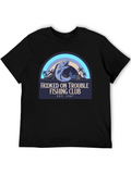 Hooked on Trouble Fishing Club T-Shirt
