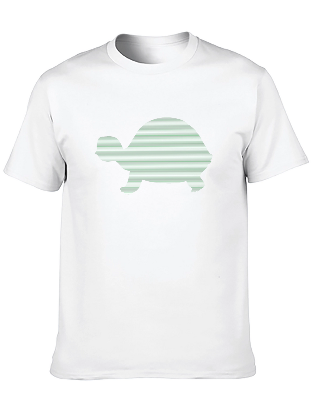 Turtle Silhouette Graphic Tee - Cool Design