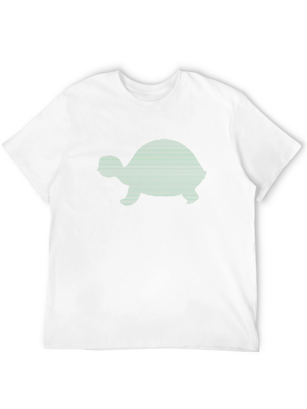 Turtle Silhouette Graphic Tee - Cool Design