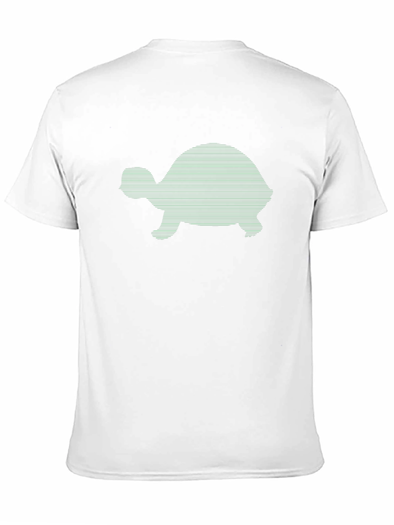 Turtle Silhouette Graphic Tee - Cool Design