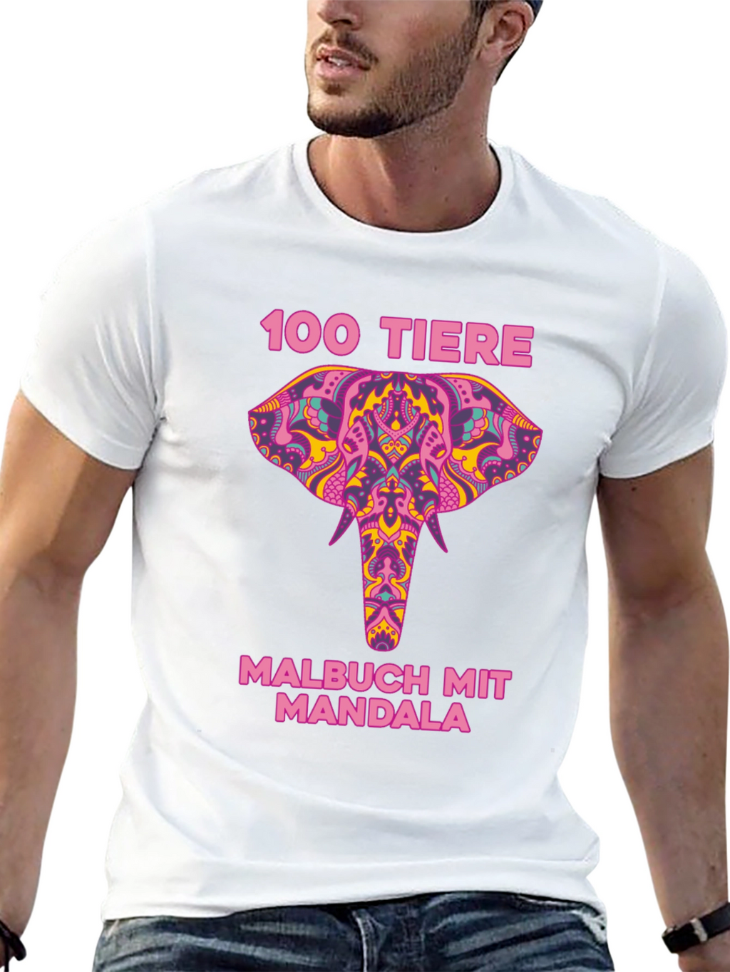 Elephant Mandala Graphic Tee