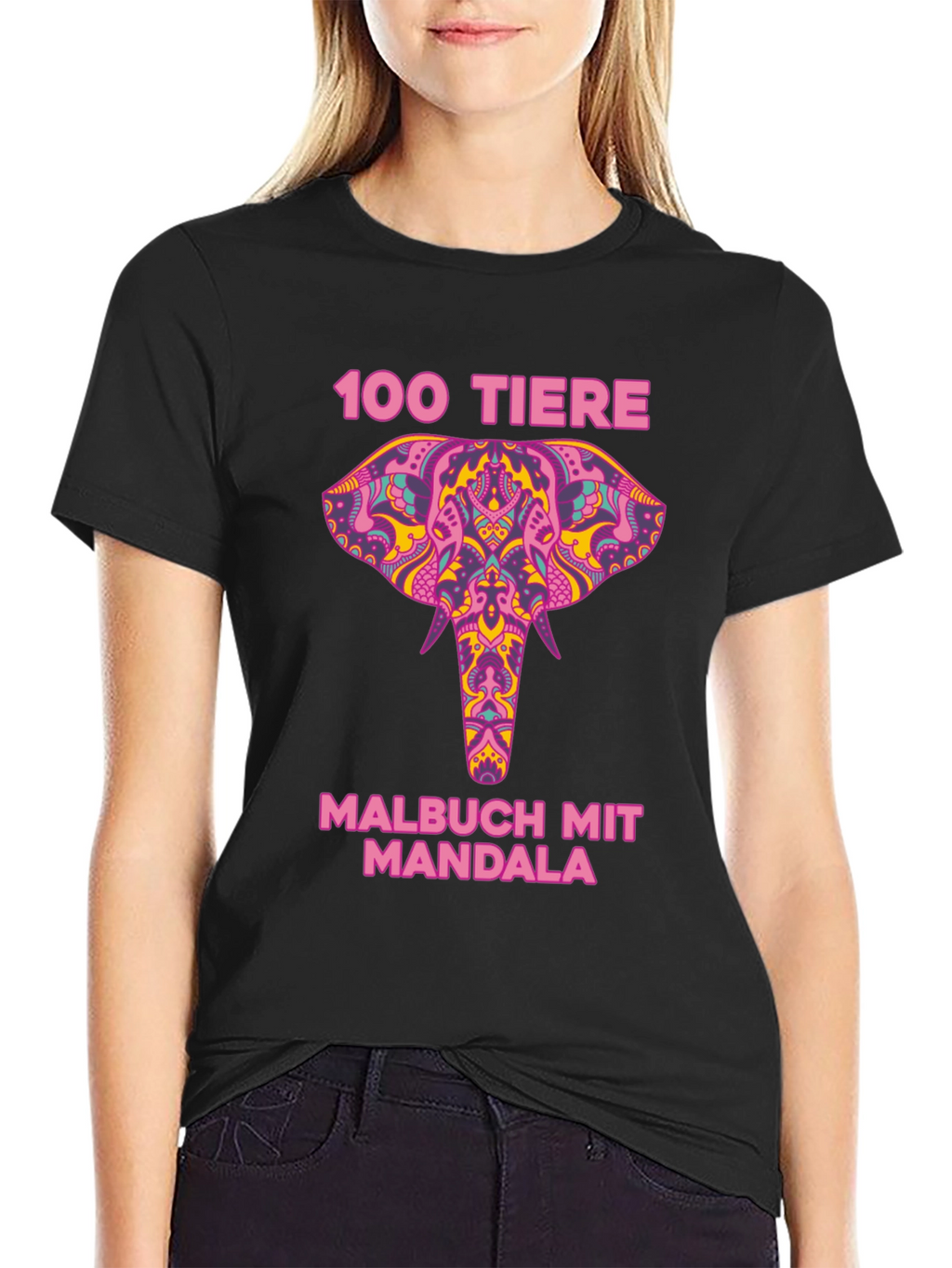 Elephant Mandala Graphic Tee