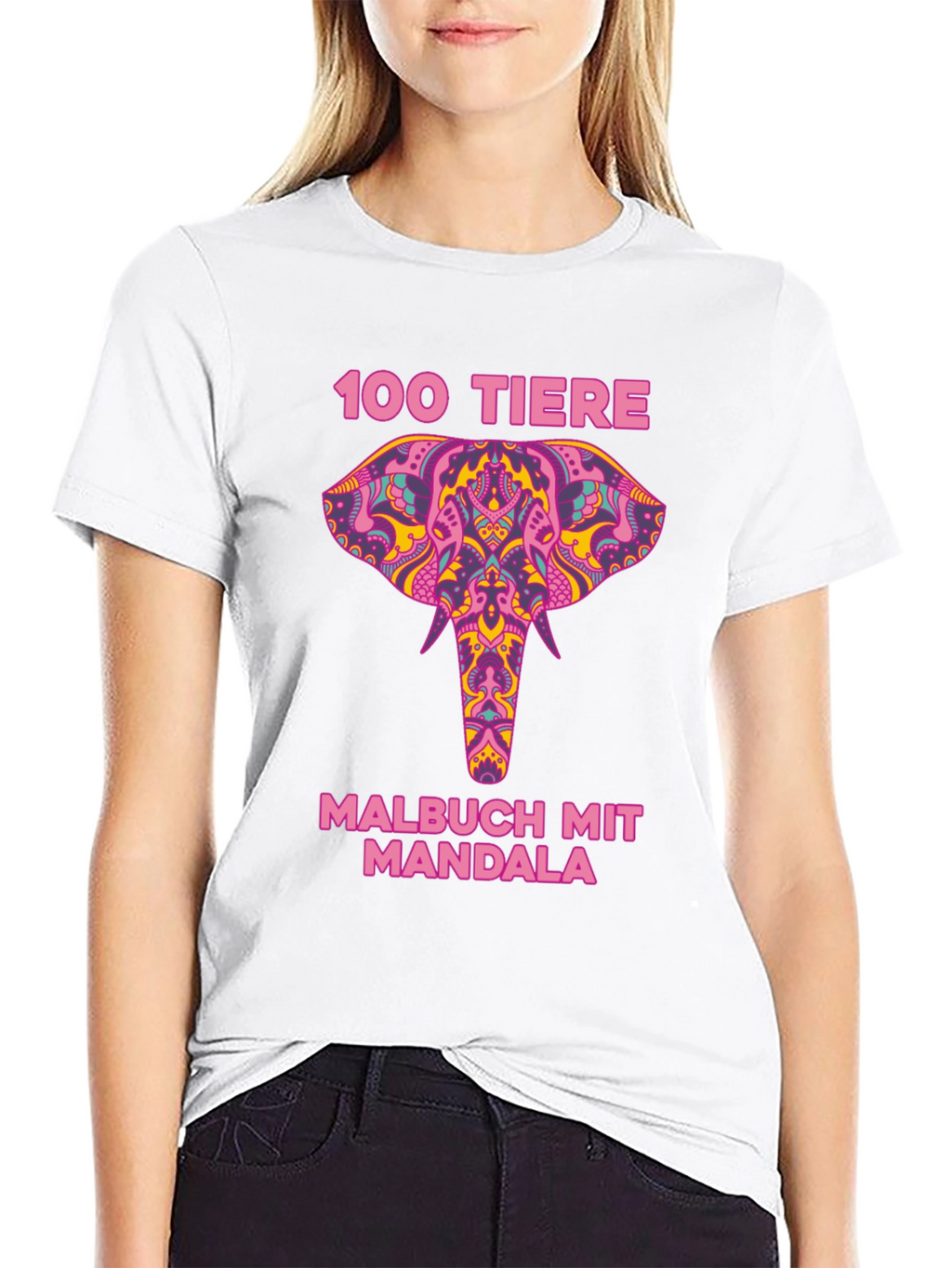 Elephant Mandala Graphic Tee