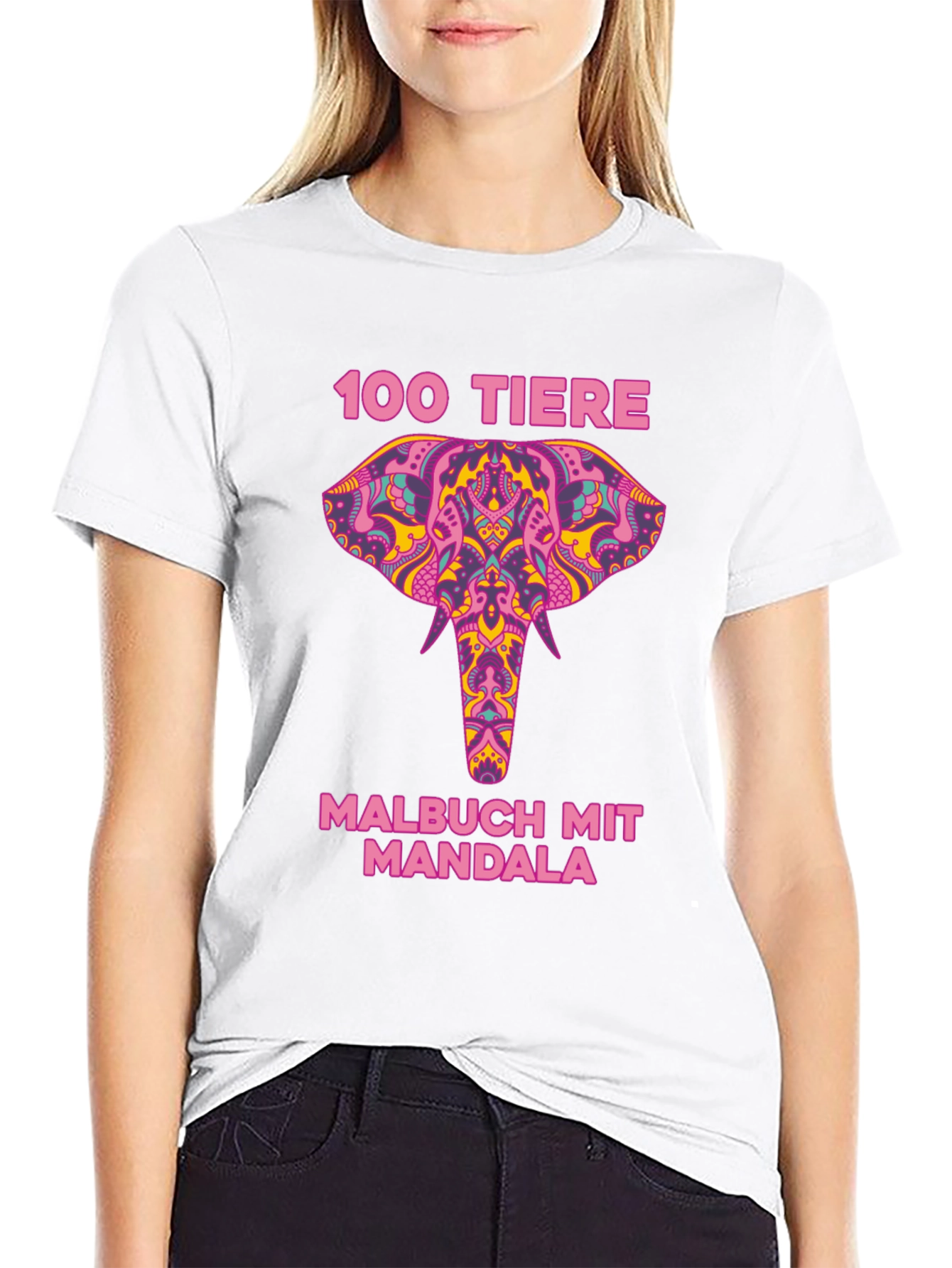 Elephant Mandala Graphic Tee