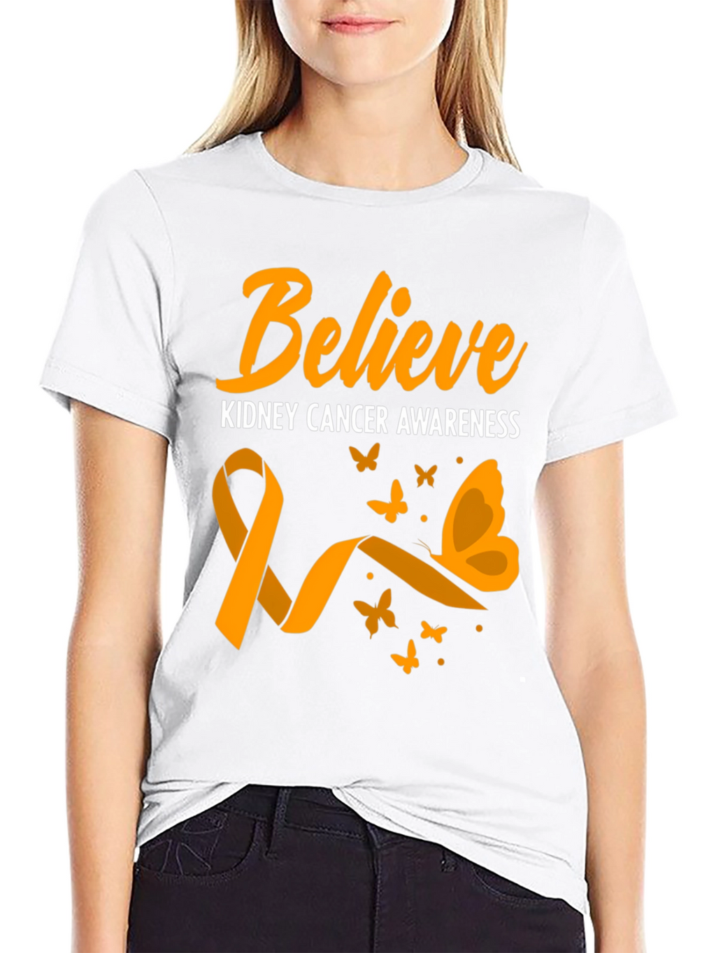 Believe Kidney Cancer Awareness T-Shirt