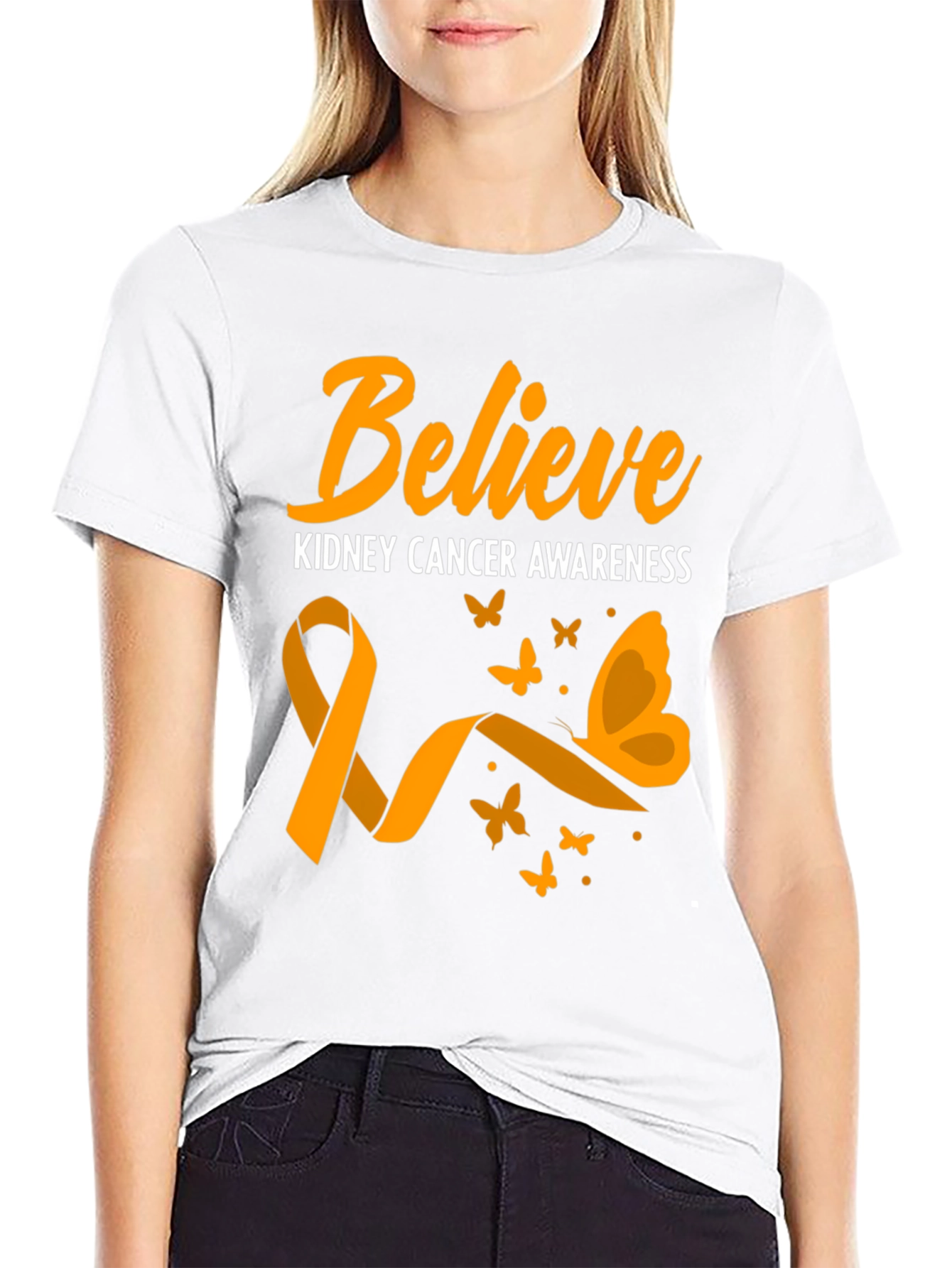 Believe Kidney Cancer Awareness T-Shirt