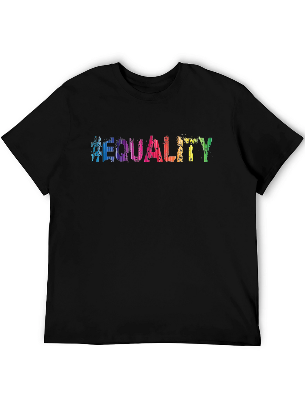 Equality Pride T-Shirt - Rainbow Text