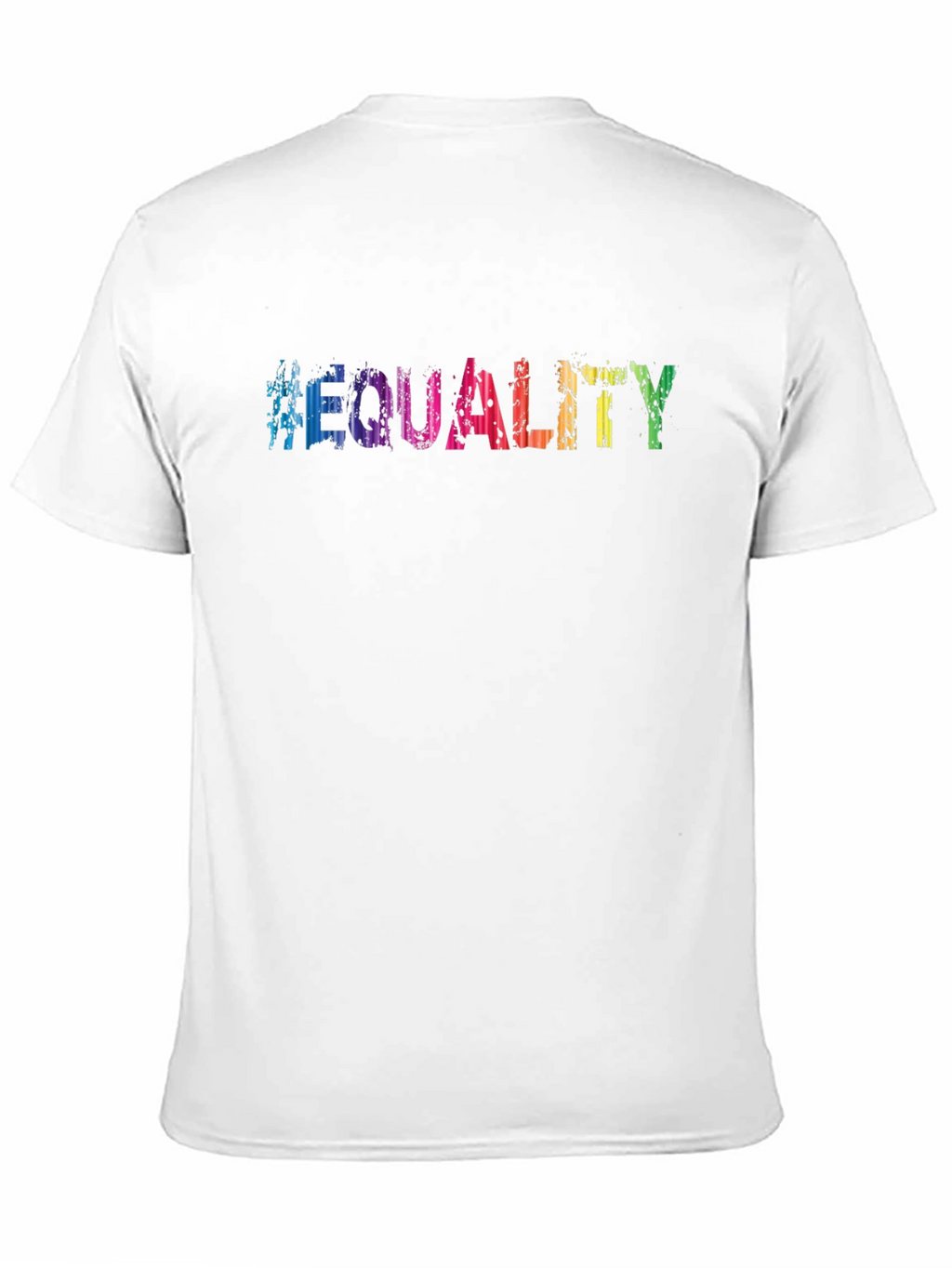 Equality Pride T-Shirt - Rainbow Text