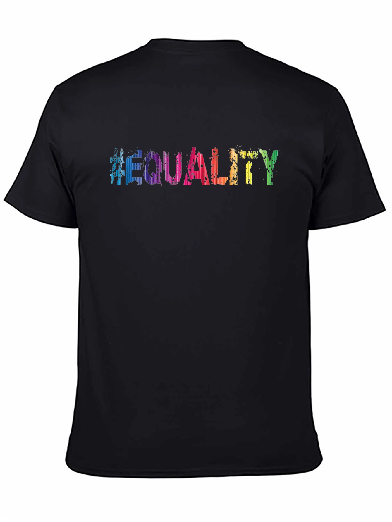 Equality Pride T-Shirt - Rainbow Text