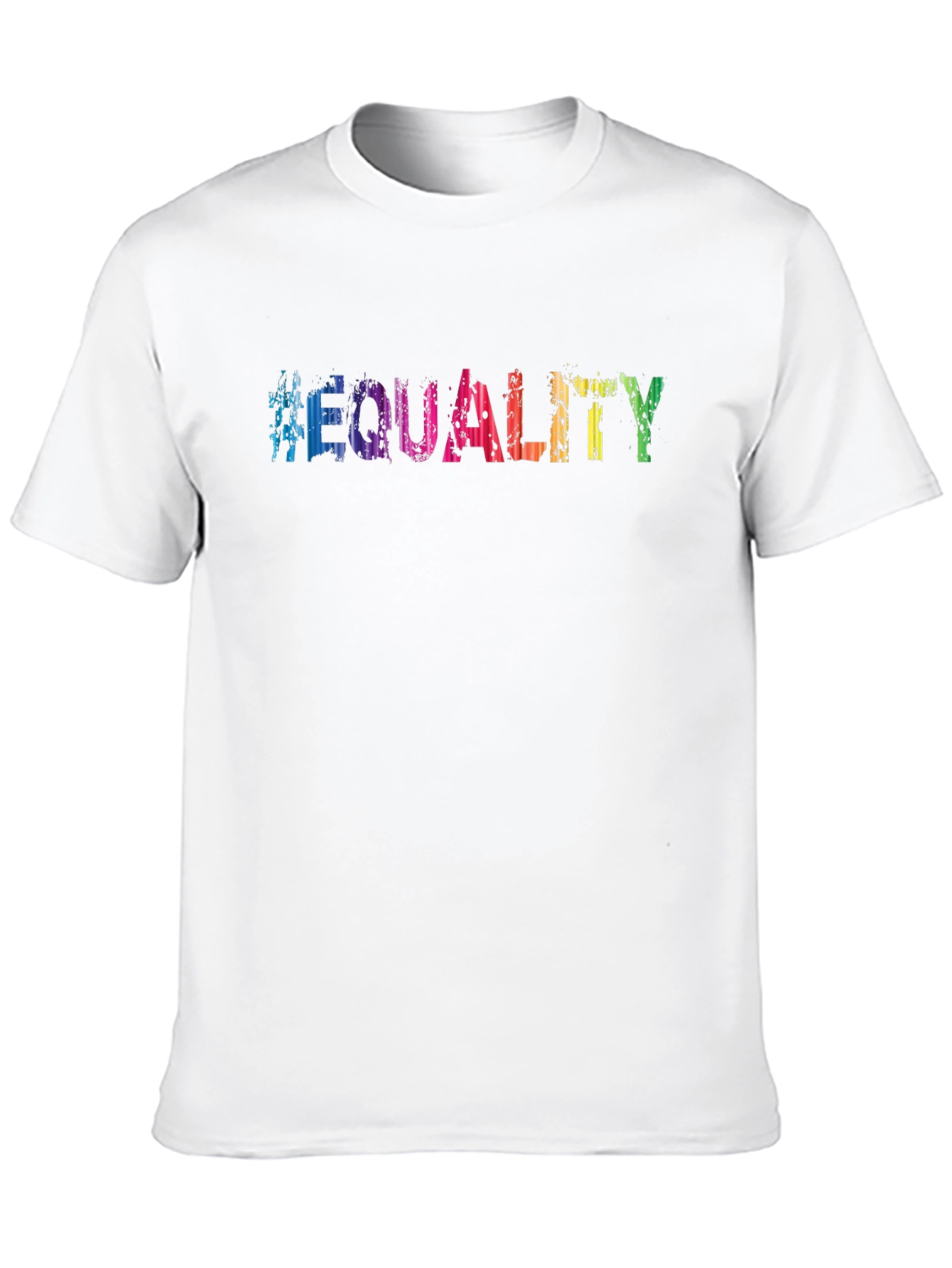 Equality Pride T-Shirt - Rainbow Text