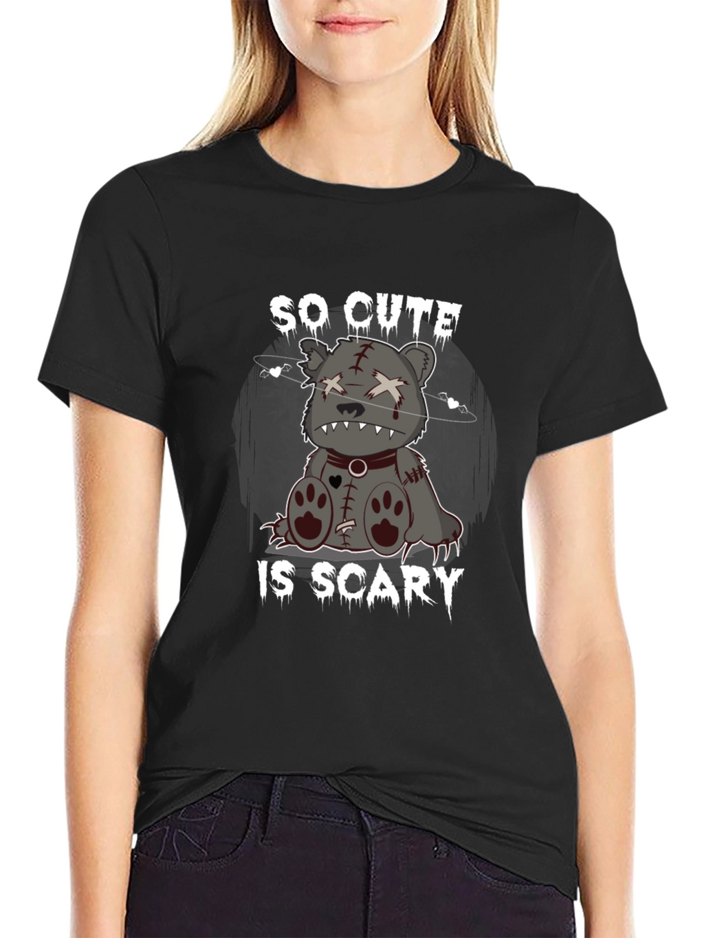 So Cute Its Scary Teddy Bear T-Shirt
