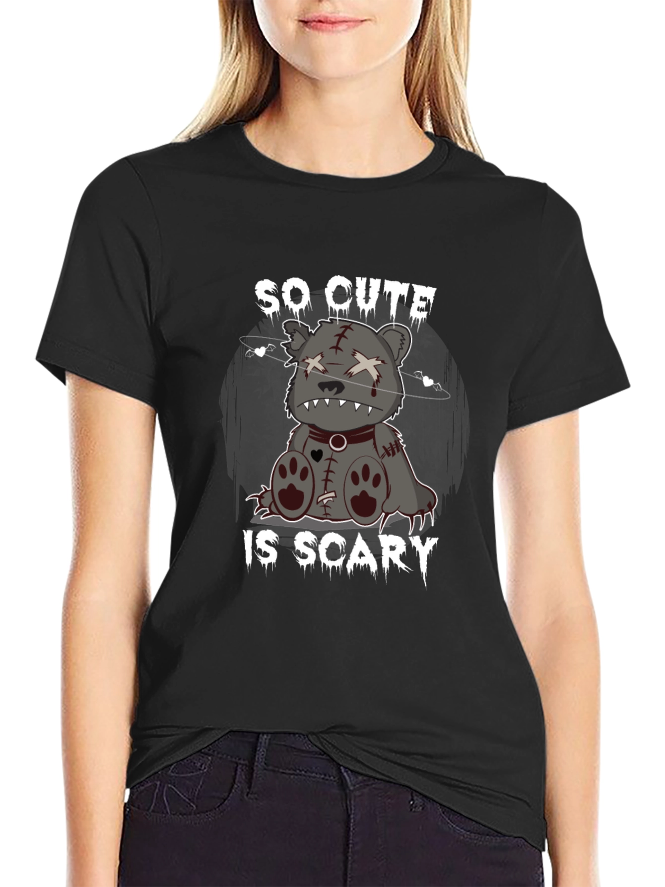 So Cute Its Scary Teddy Bear T-Shirt