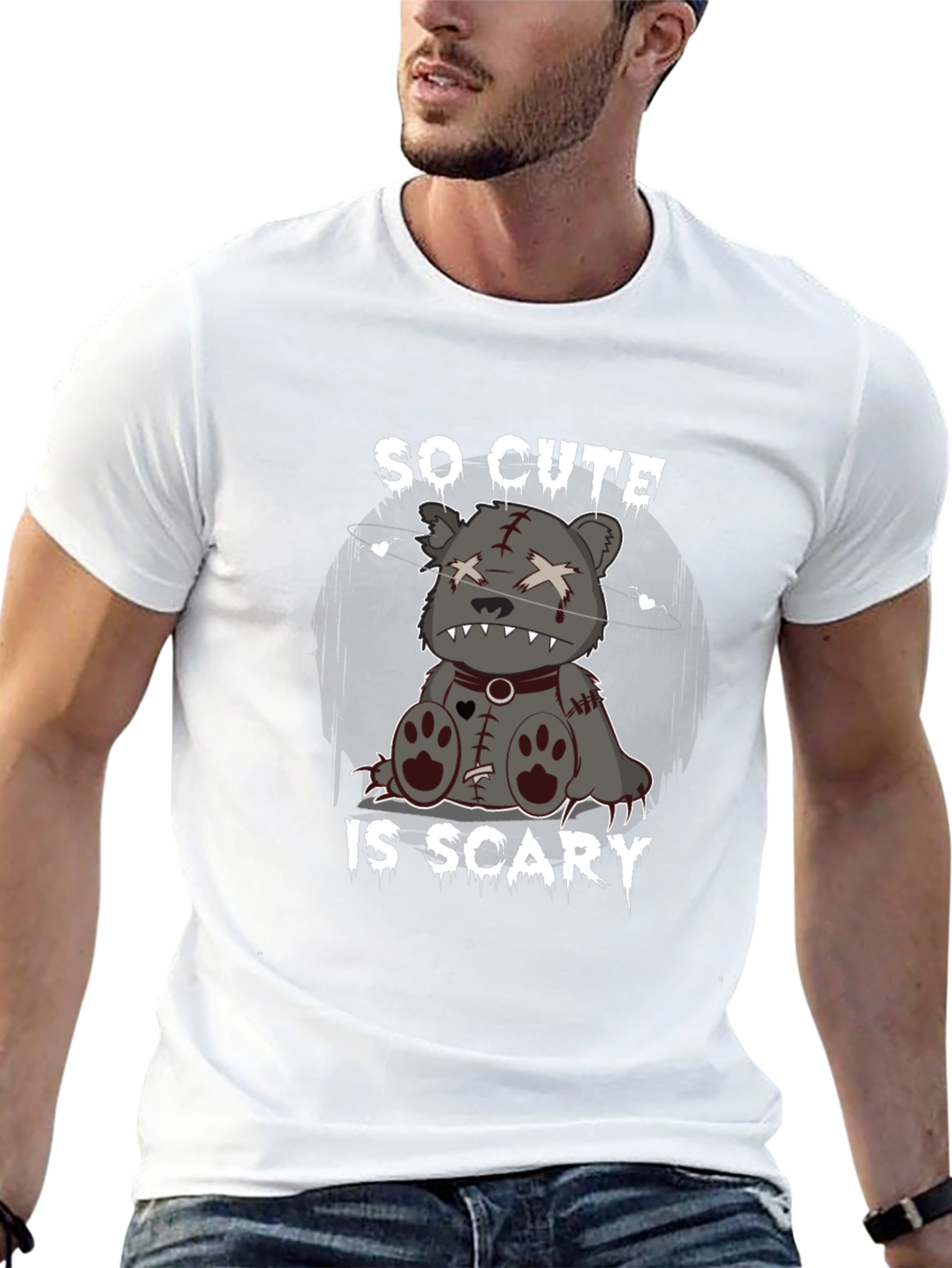 So Cute Its Scary Teddy Bear T-Shirt