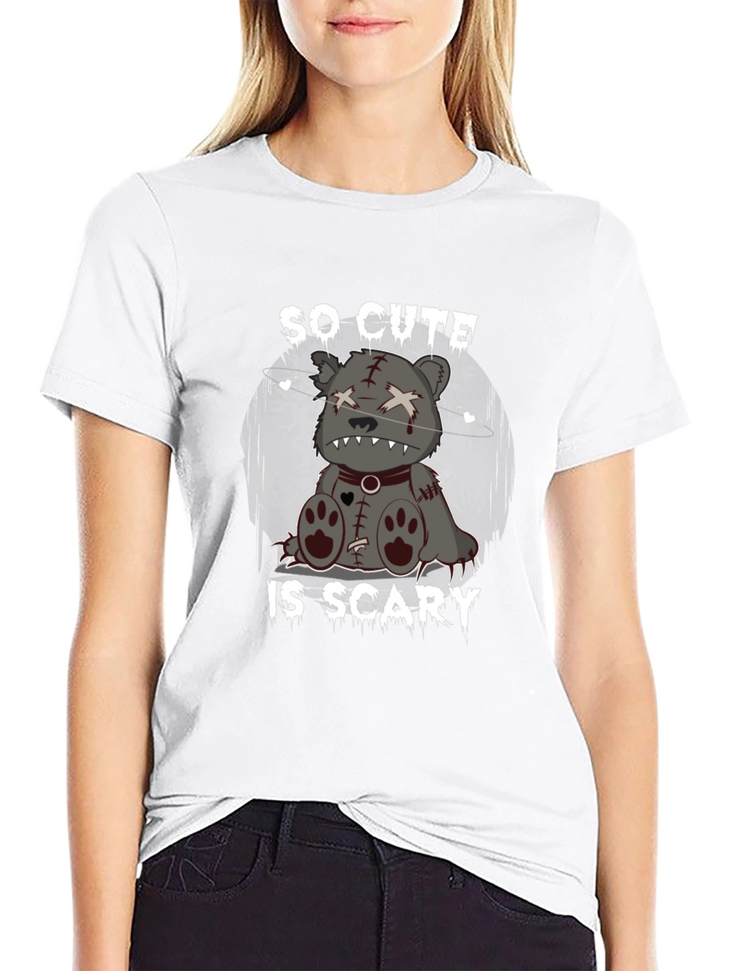 So Cute Its Scary Teddy Bear T-Shirt