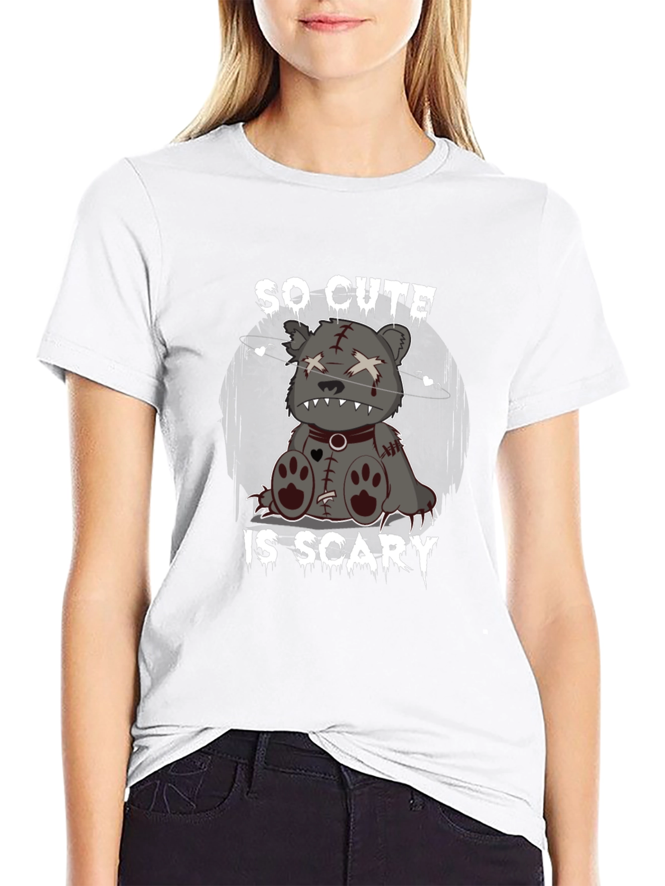 So Cute Its Scary Teddy Bear T-Shirt