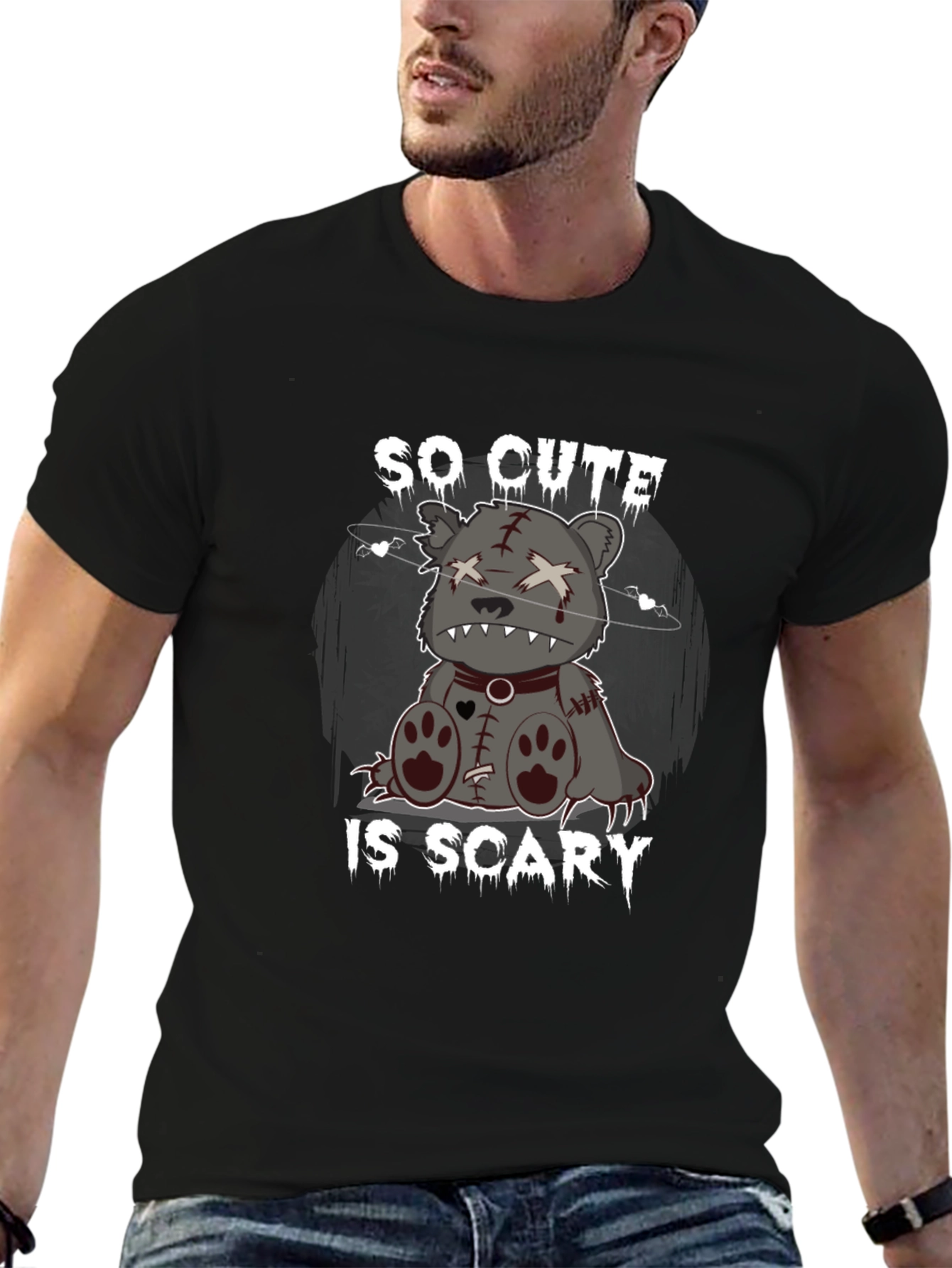 So Cute Its Scary Teddy Bear T-Shirt