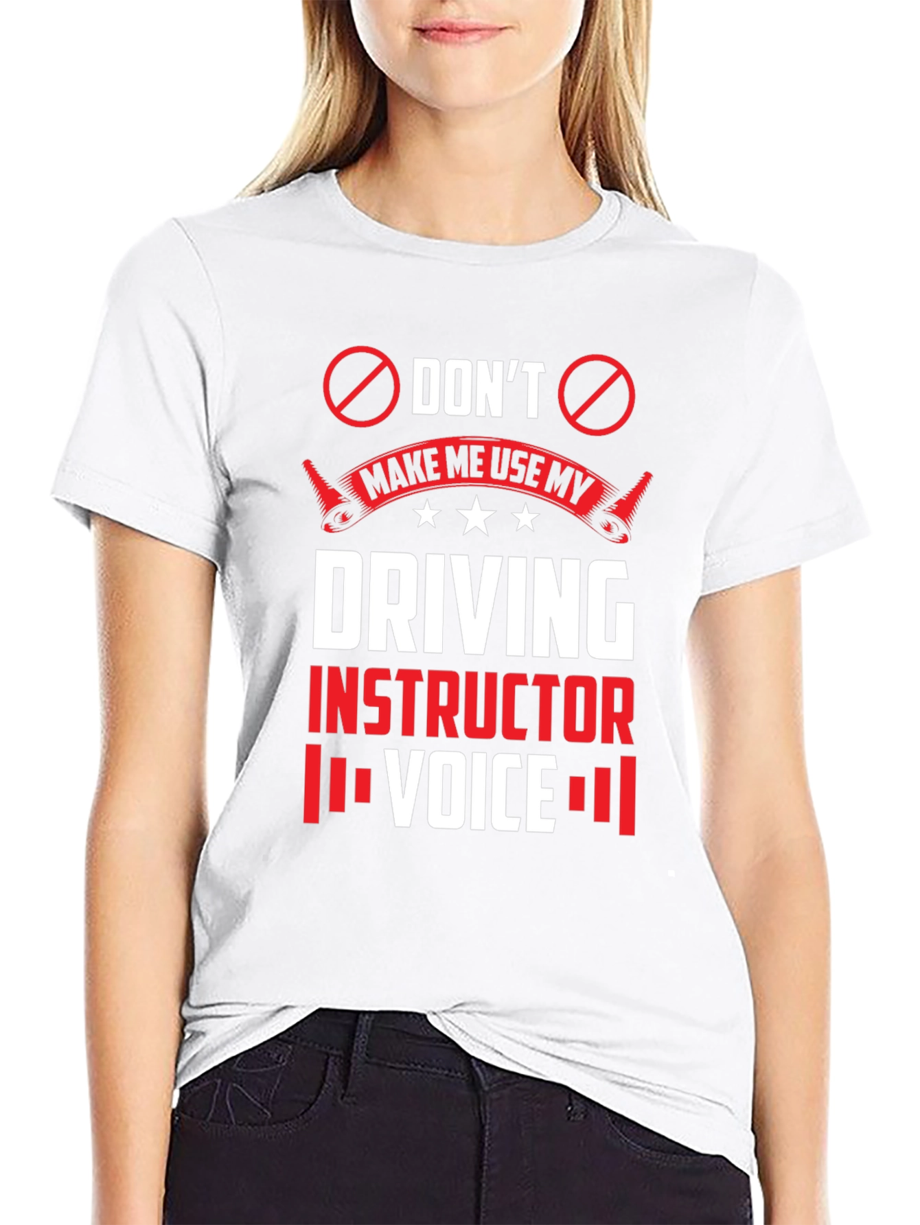 Driving Instructor Voice T-Shirt - Novelty Graphic Tee
