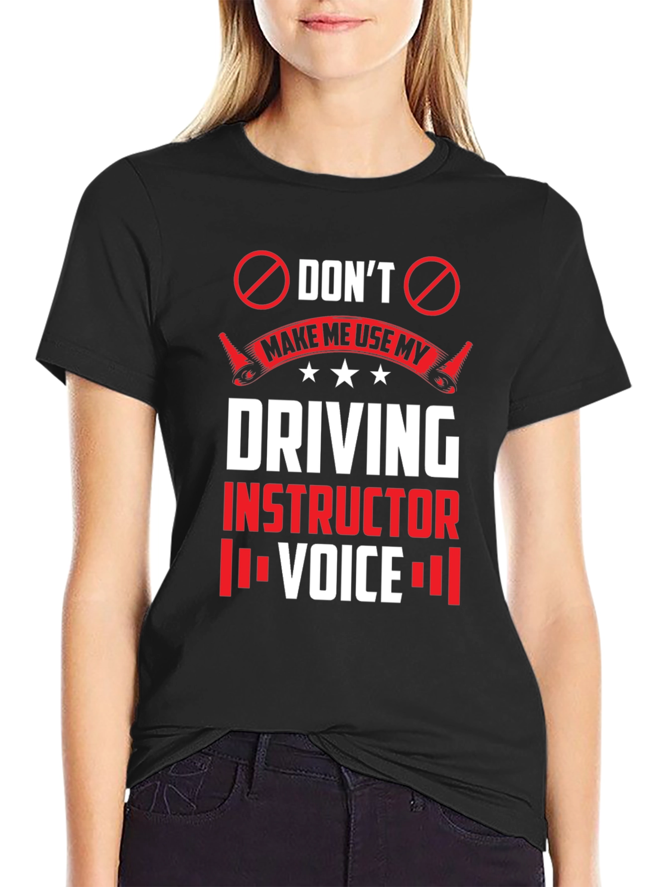 Driving Instructor Voice T-Shirt - Novelty Graphic Tee