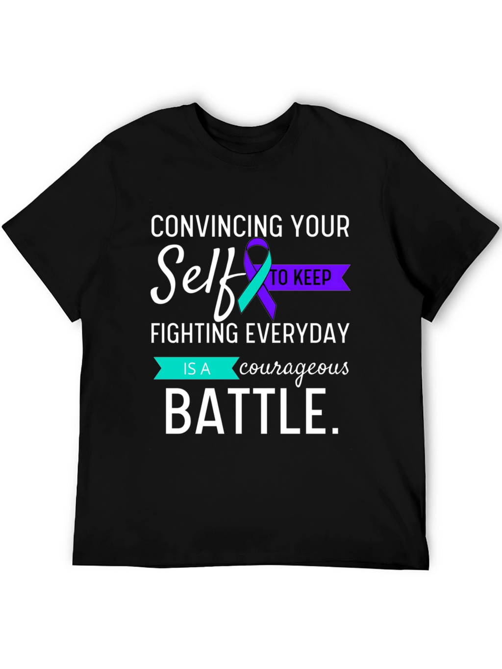 Courageous Battle Awareness T-Shirt