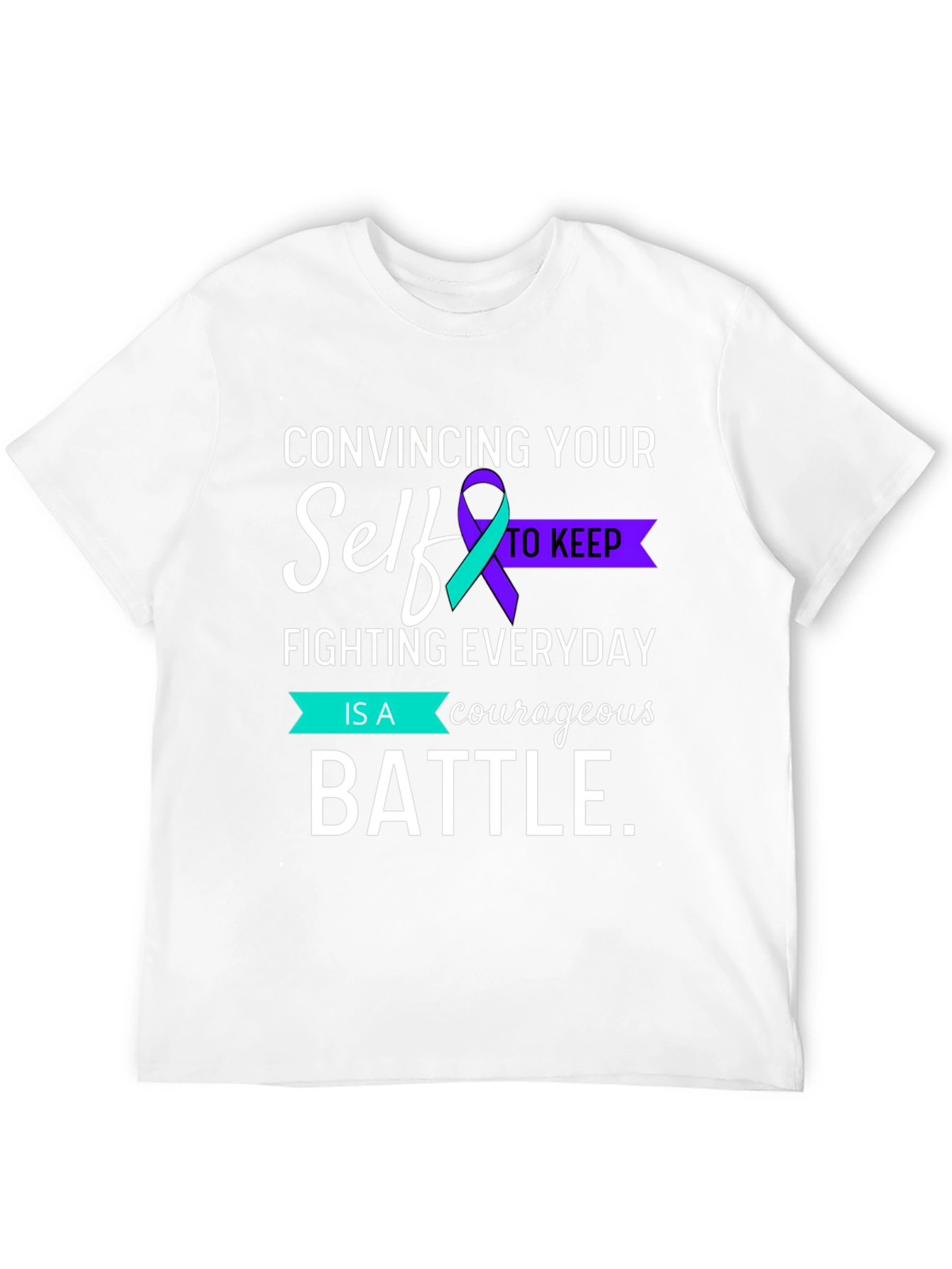 Courageous Battle Awareness T-Shirt