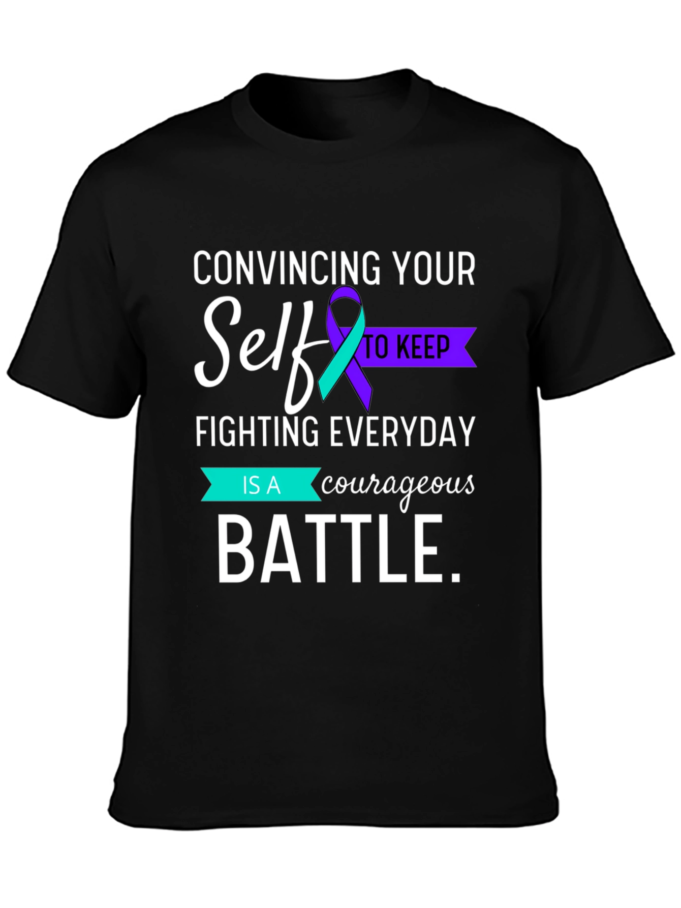 Courageous Battle Awareness T-Shirt
