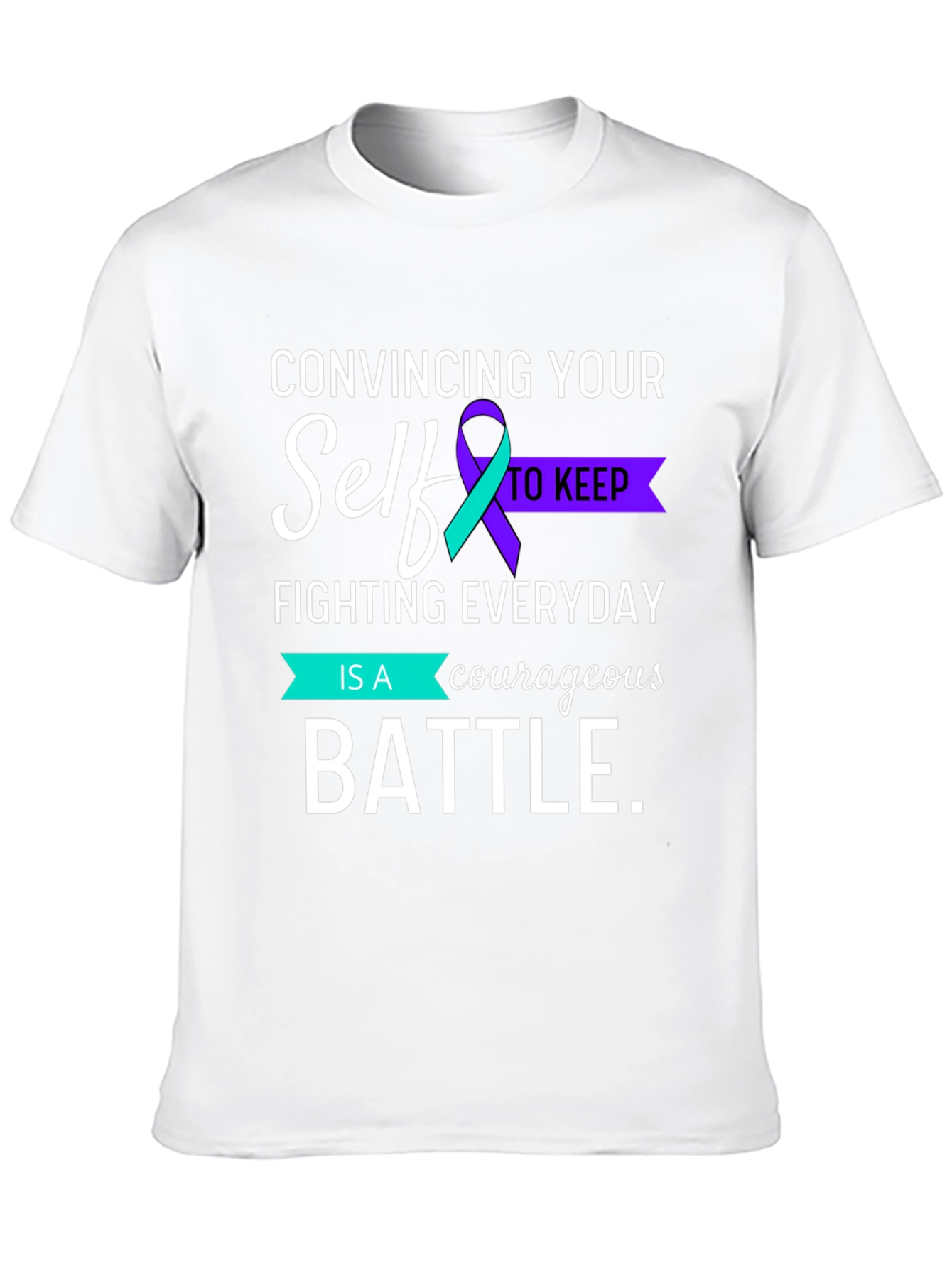 Courageous Battle Awareness T-Shirt