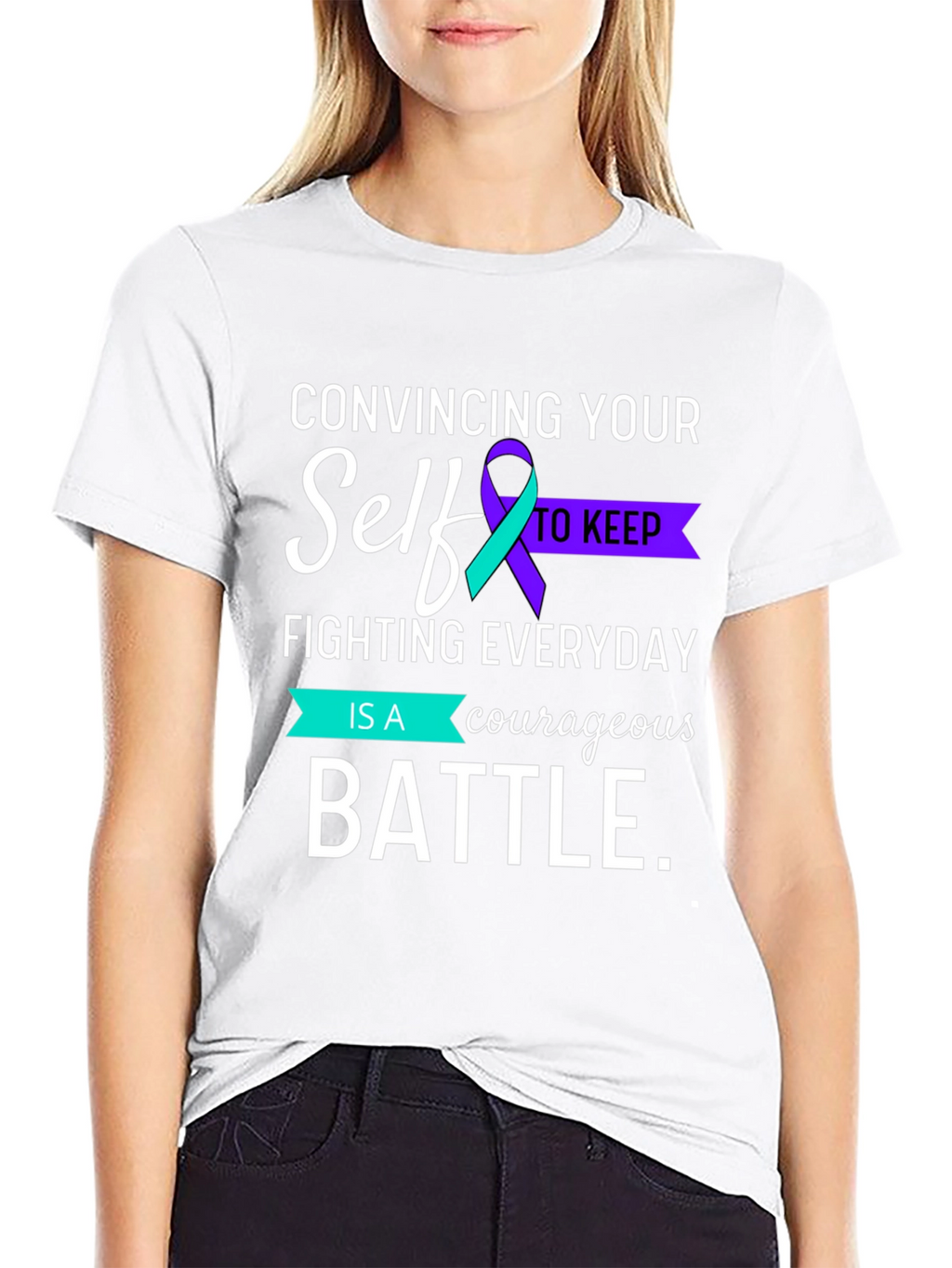 Courageous Battle Awareness T-Shirt