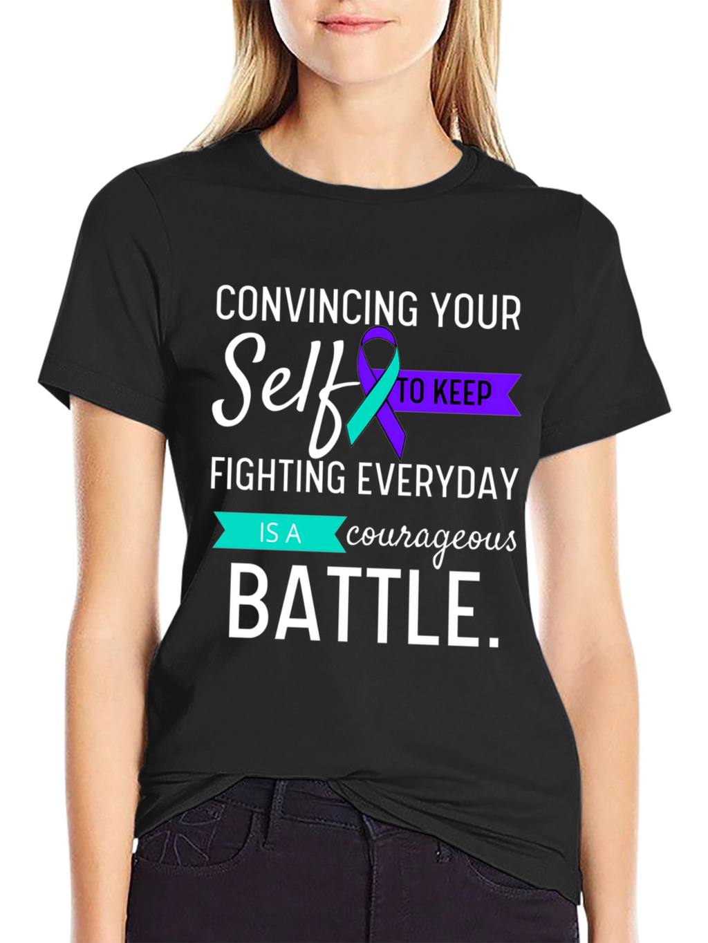 Courageous Battle Awareness T-Shirt