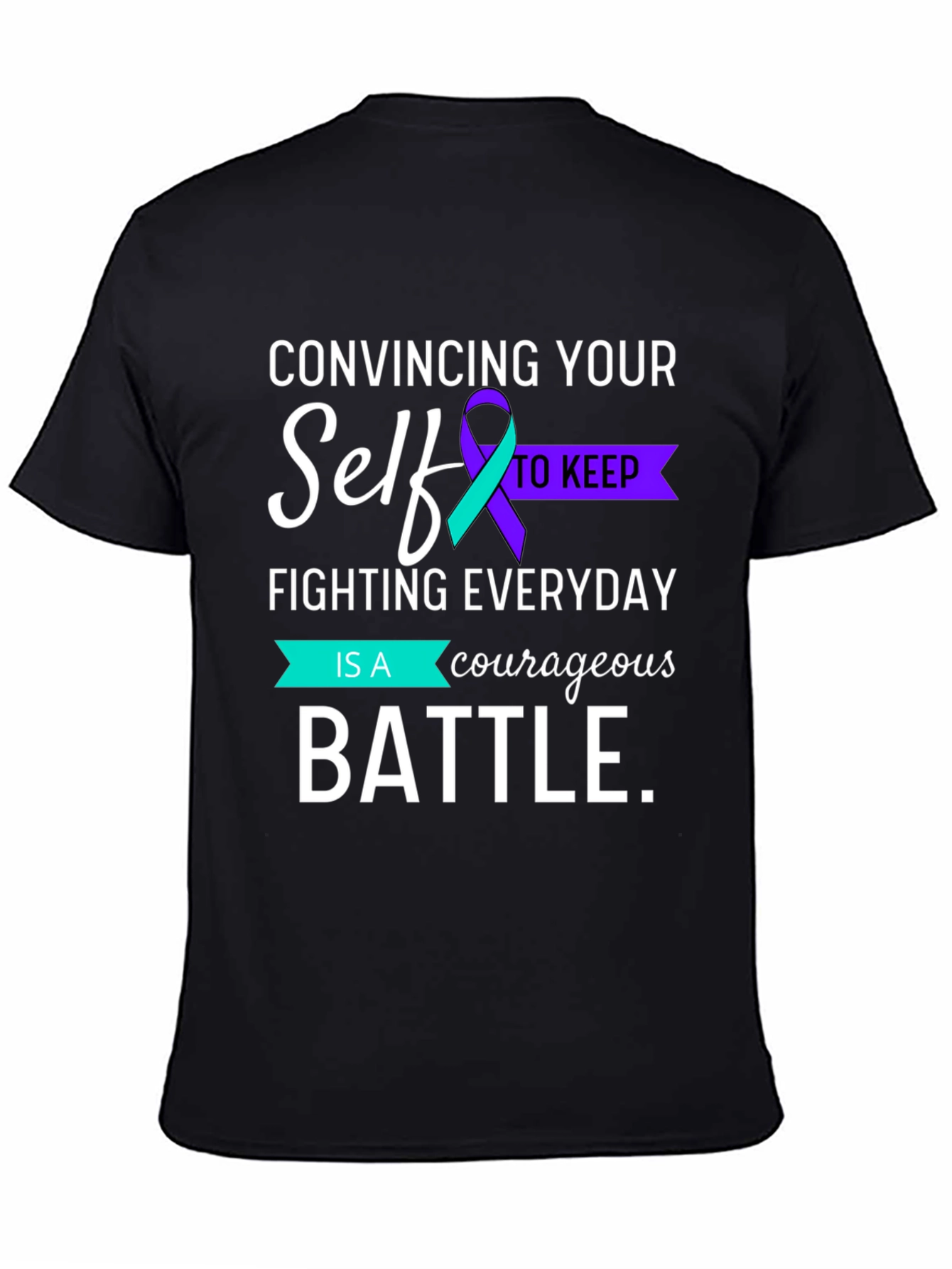 Courageous Battle Awareness T-Shirt