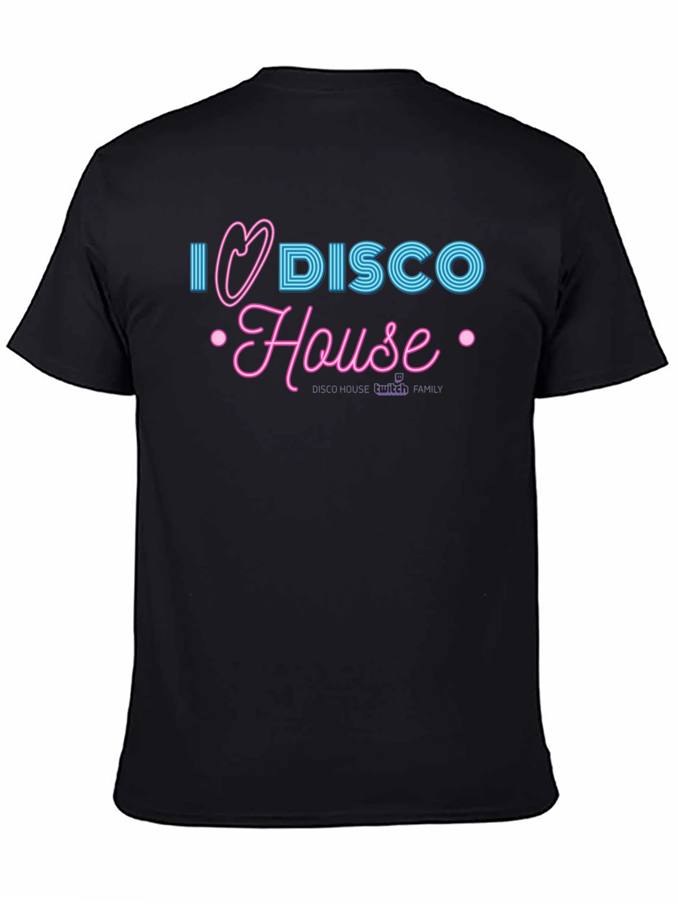 I Heart Disco House Black T-Shirt