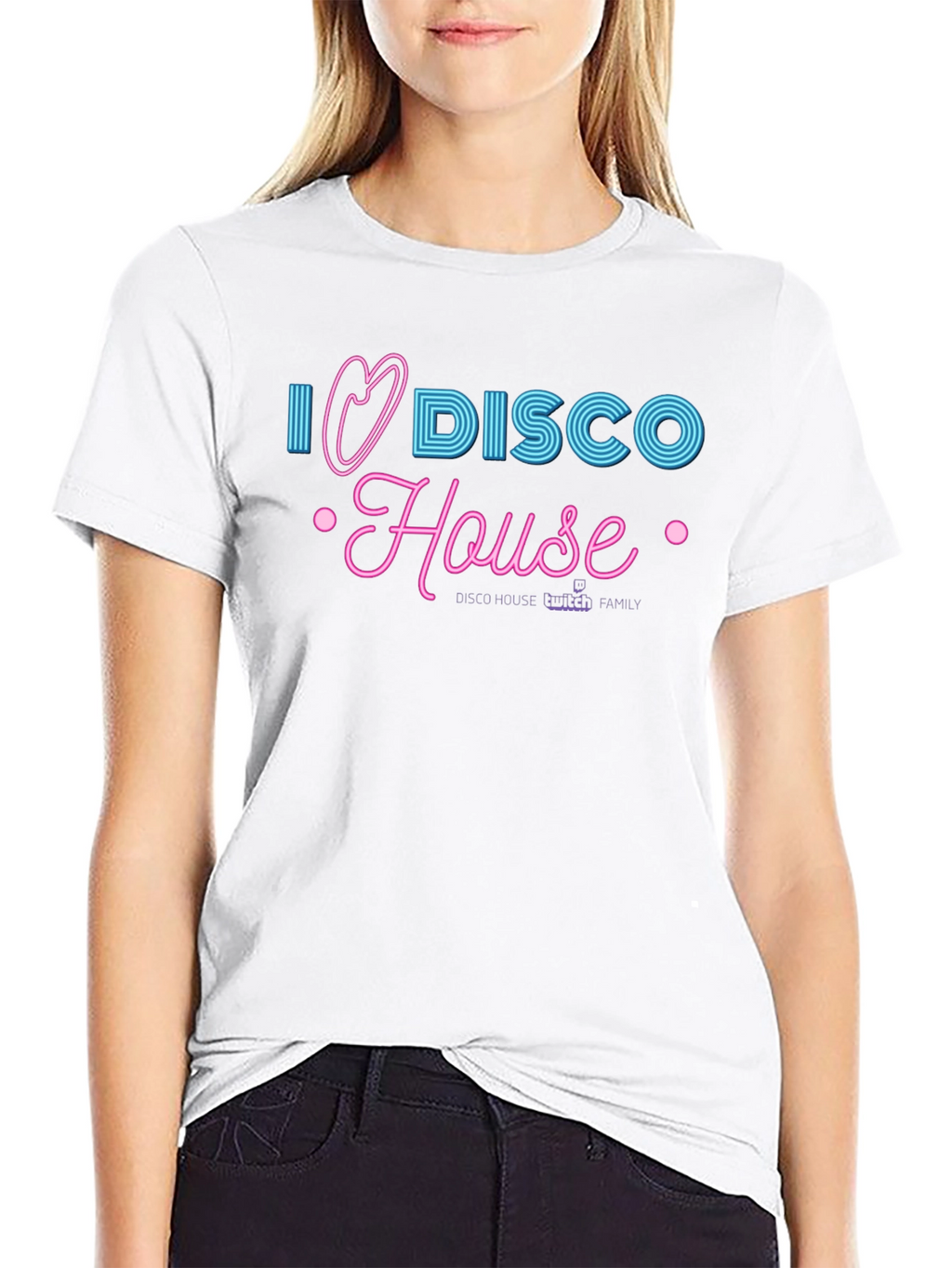 I Heart Disco House Black T-Shirt
