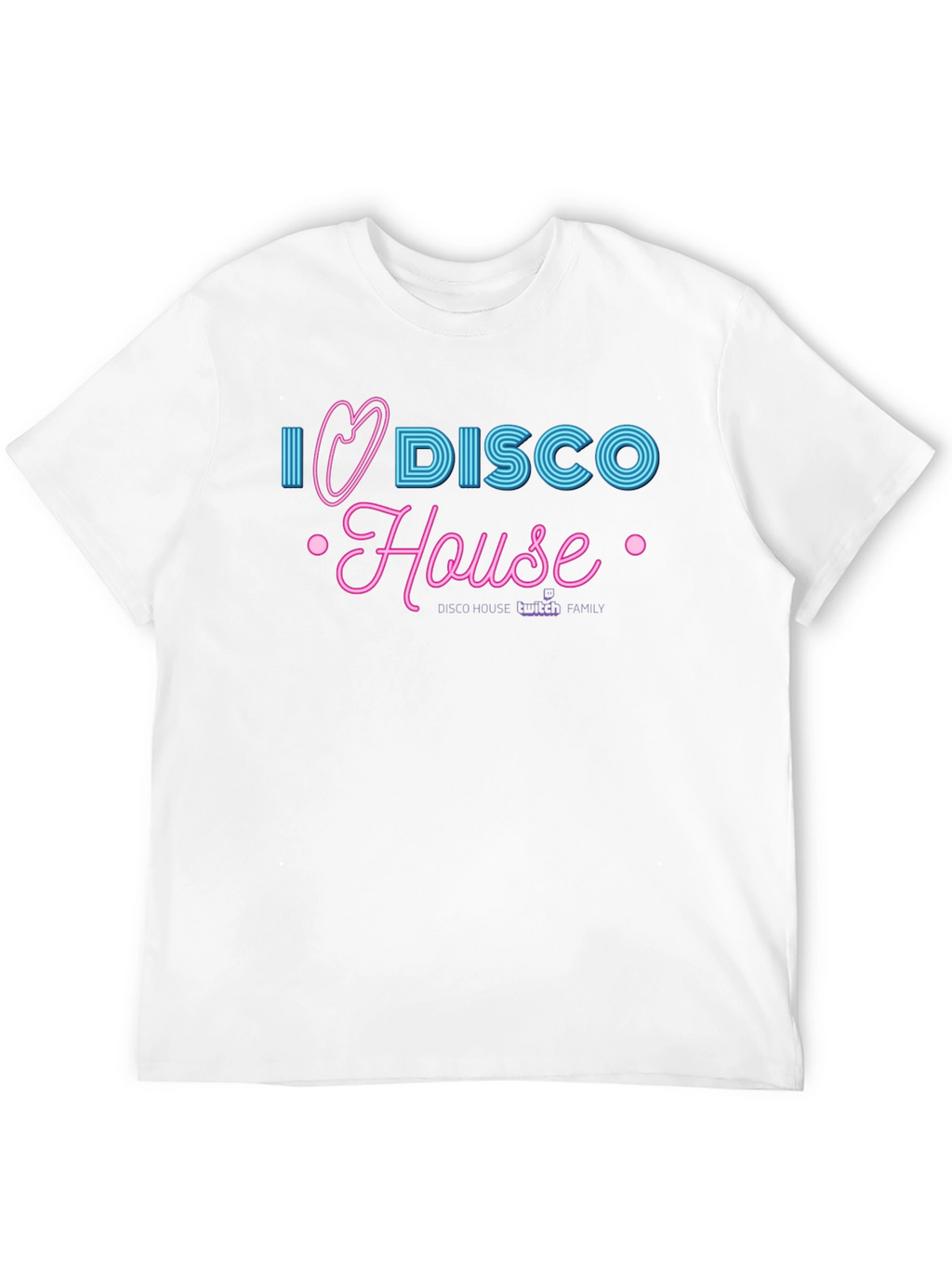 I Heart Disco House Black T-Shirt