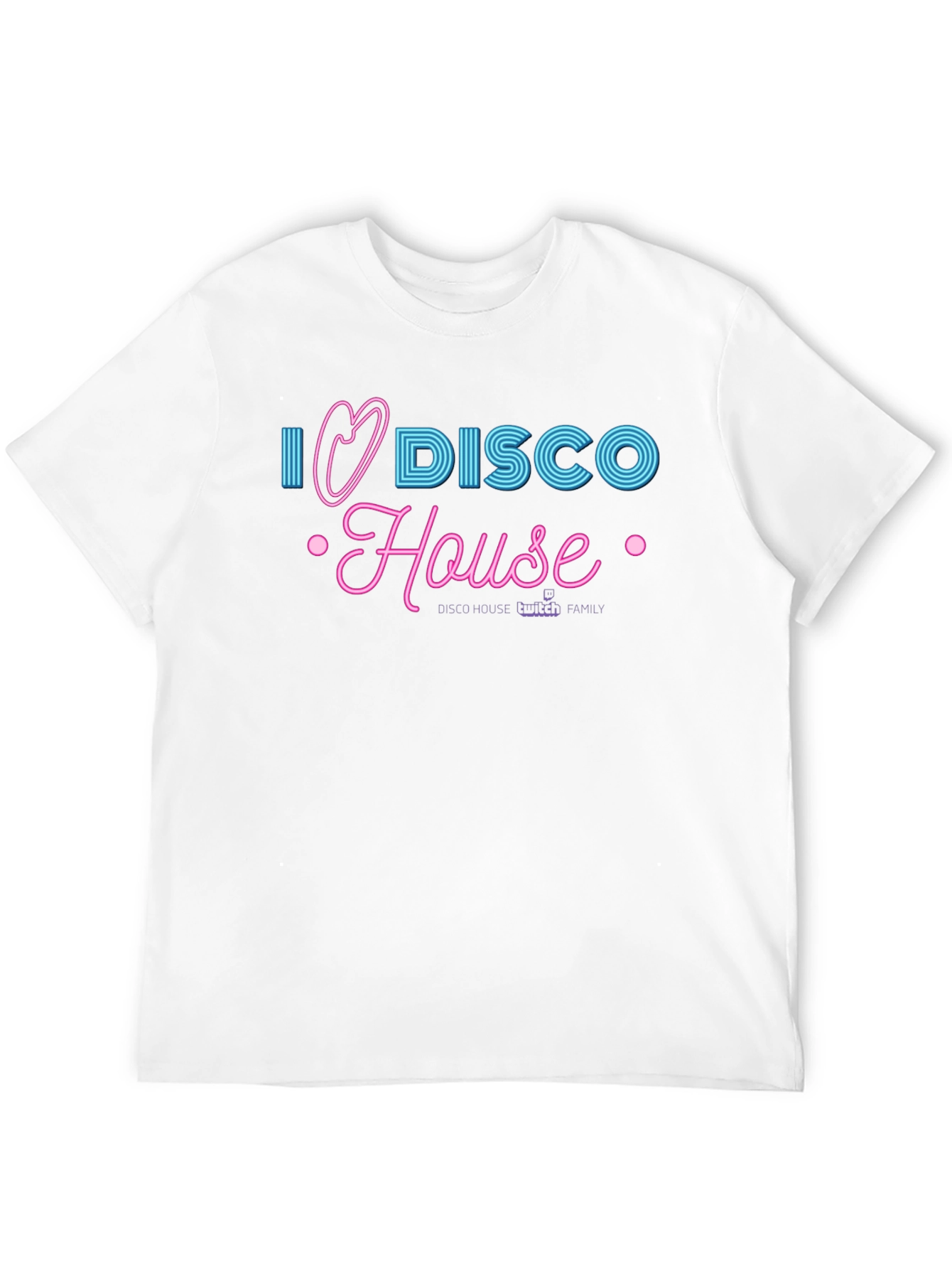 I Heart Disco House Black T-Shirt