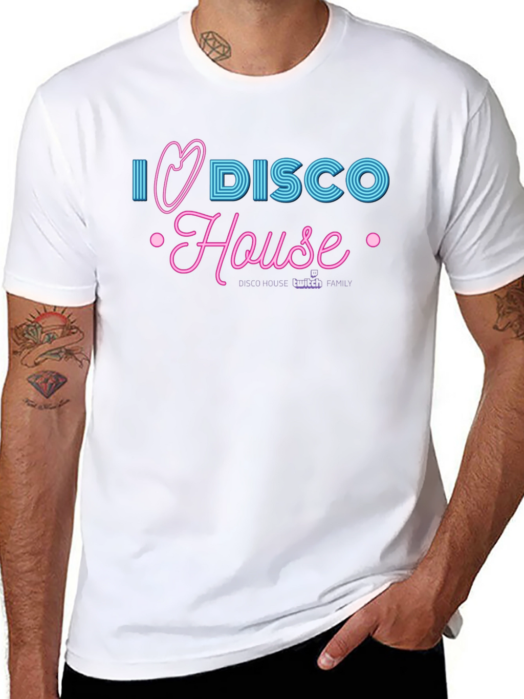 I Heart Disco House Black T-Shirt