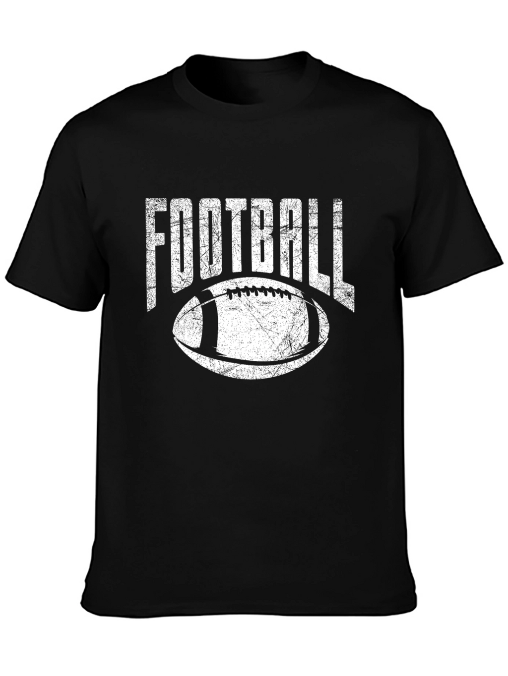 Football Graphic T-Shirt - Black
