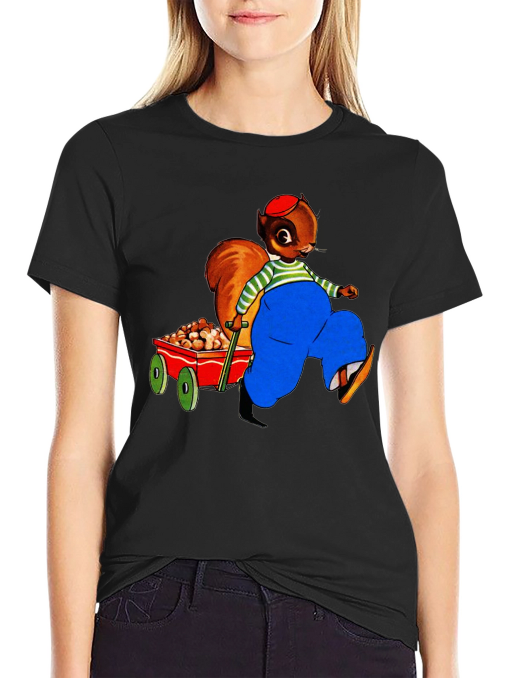 Squirrel Nut Wagon Graphic T-Shirt