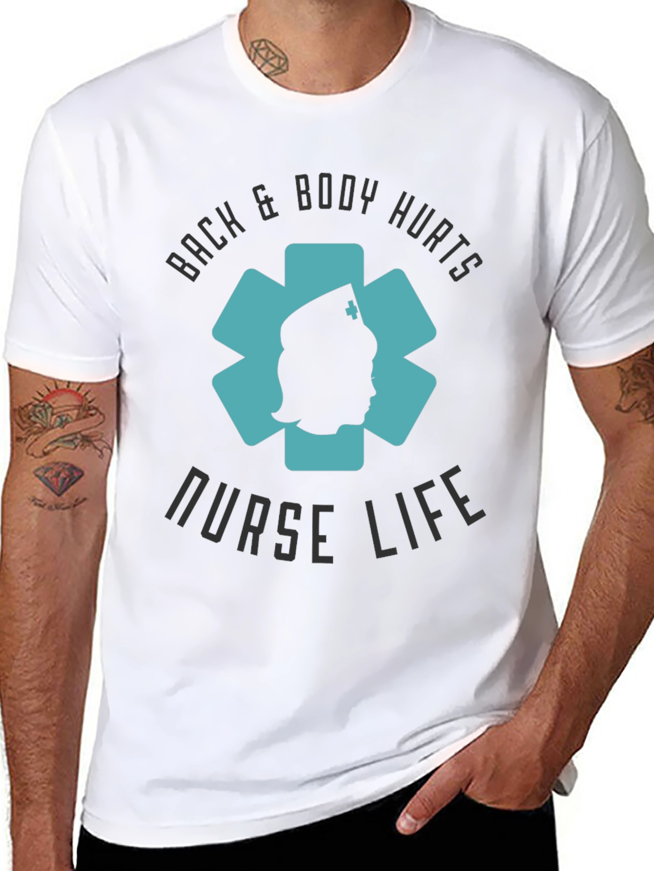 Nurse Life Tee - Back & Body Hurts