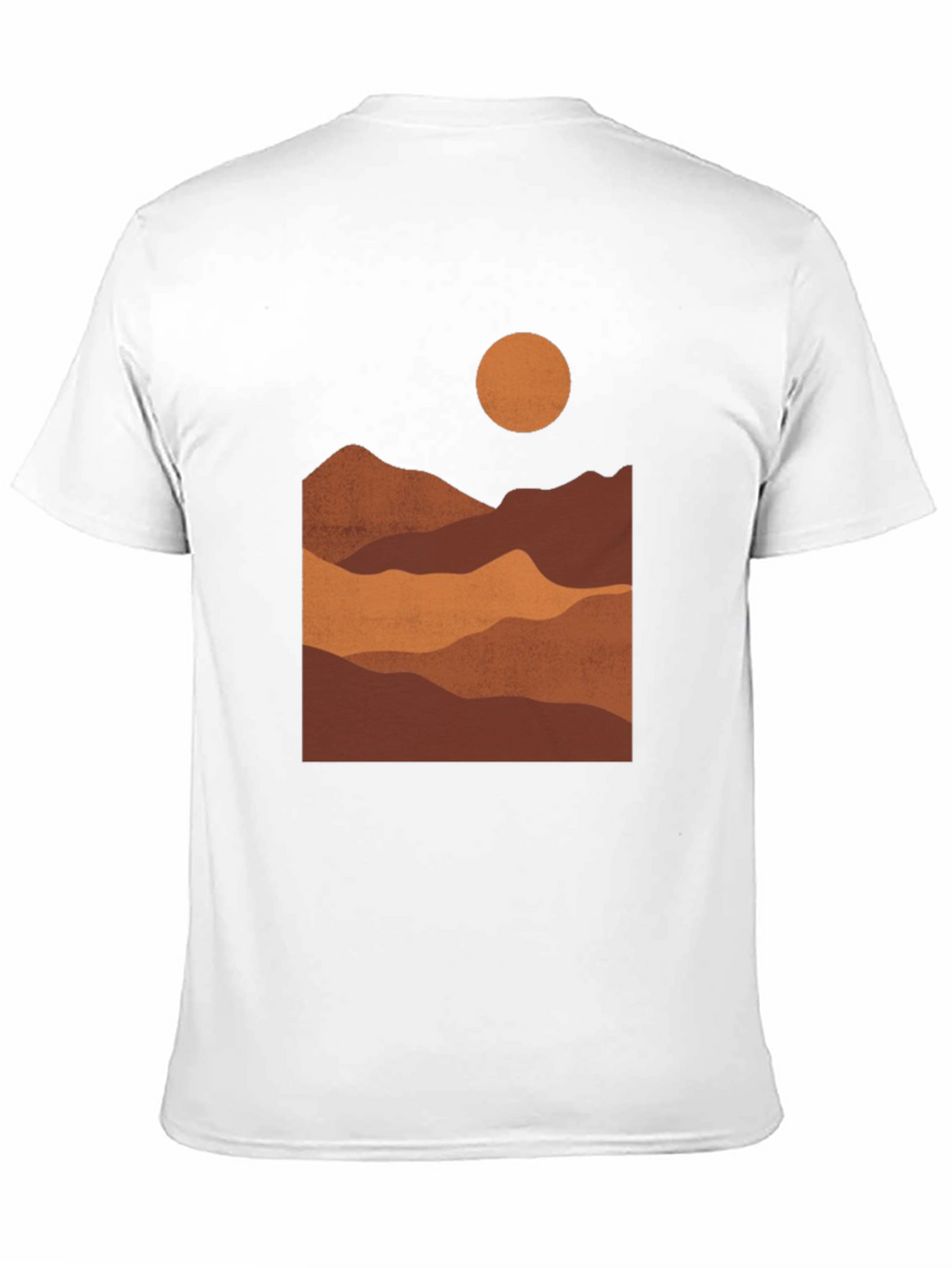 Mountains at Sunset Black Graphic Tee