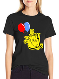 Happy Birthday Graphic Tee Black