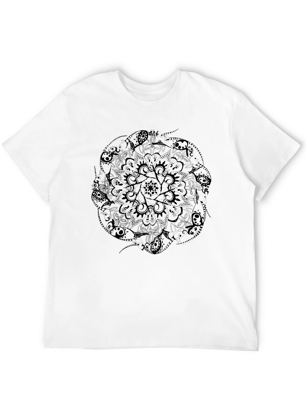 Black Mandala Graphic Tee