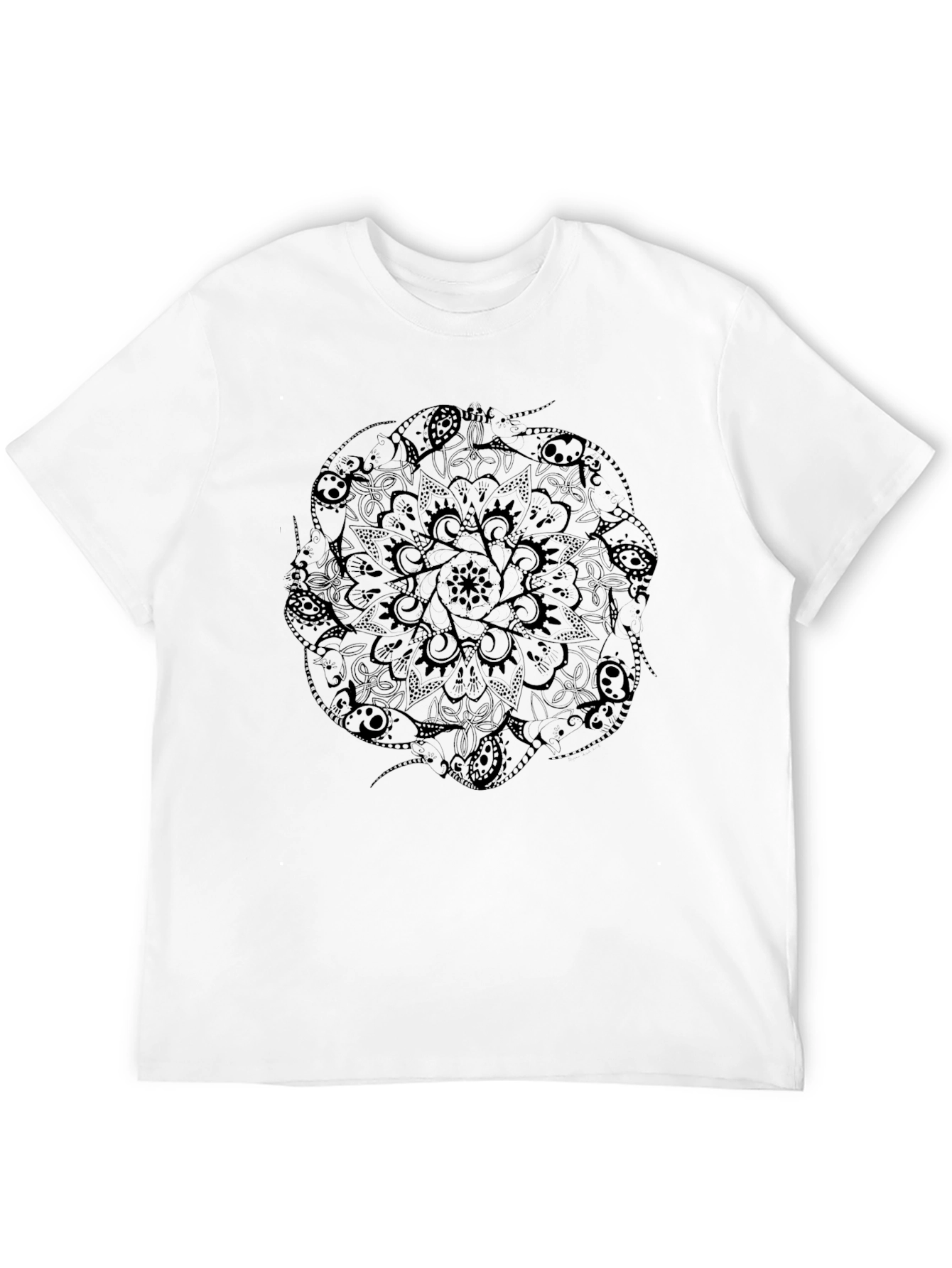 Black Mandala Graphic Tee