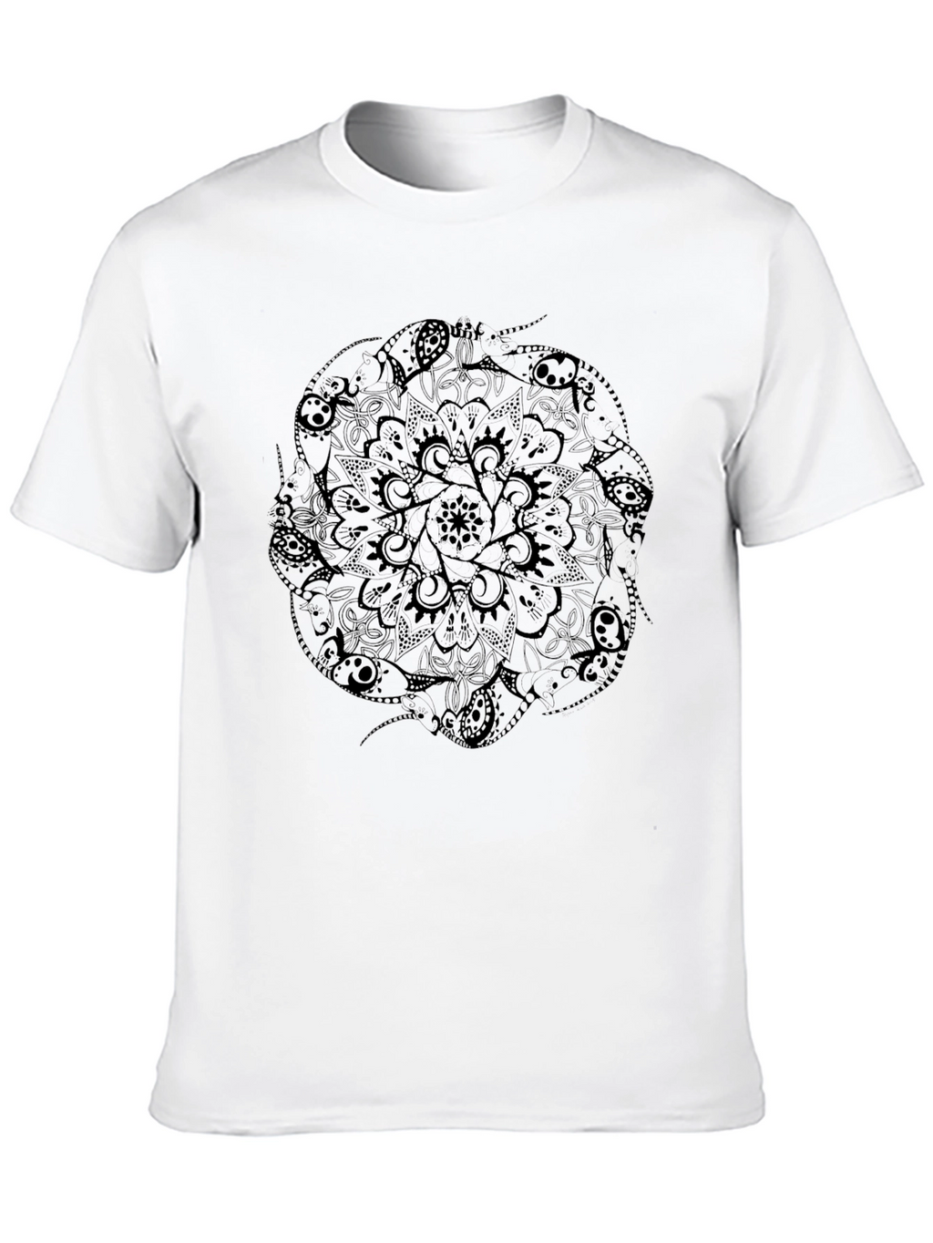 Black Mandala Graphic Tee