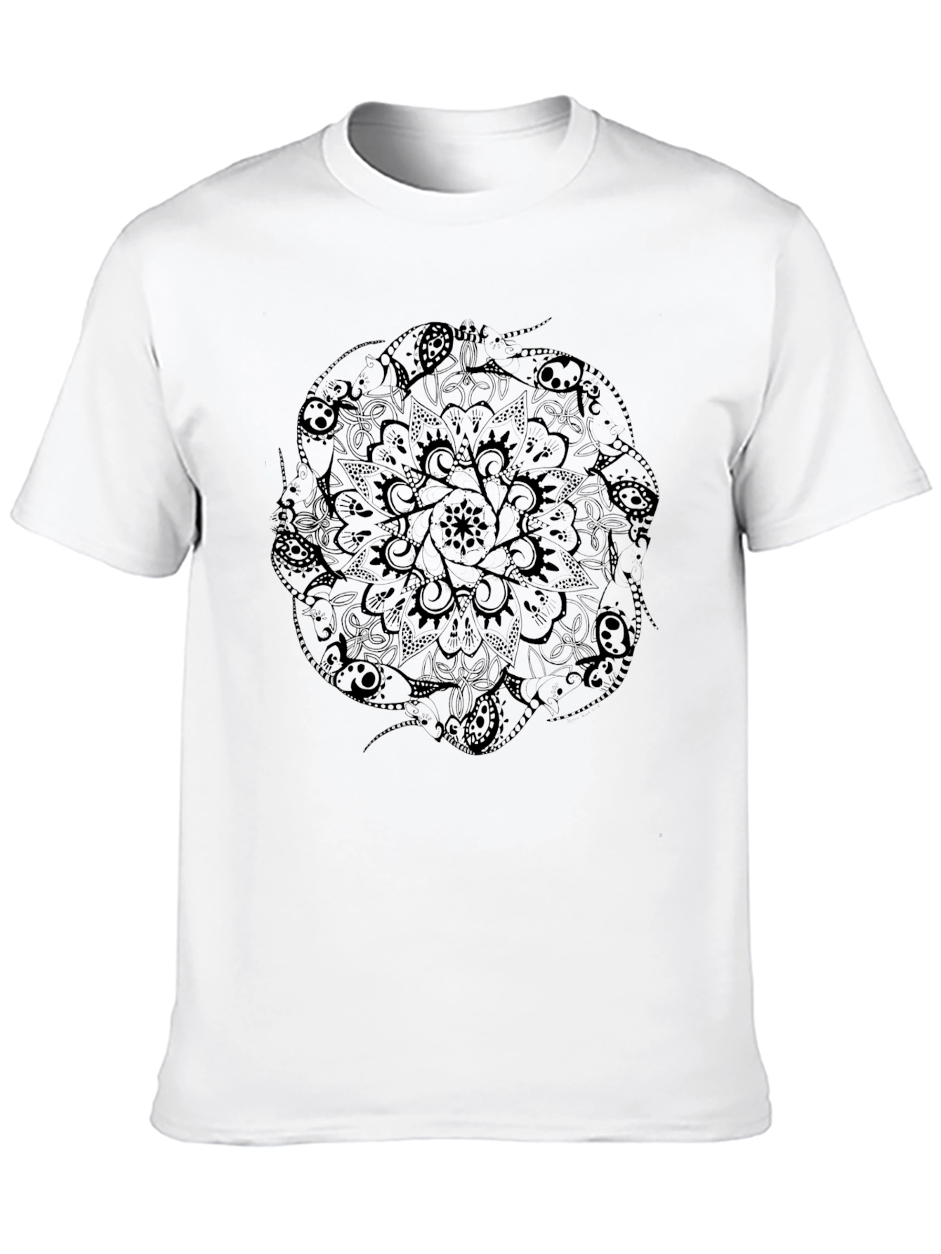 Black Mandala Graphic Tee